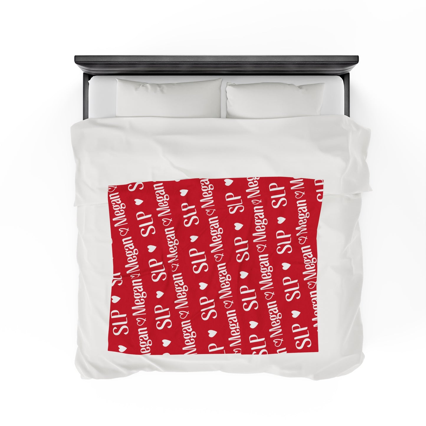 Custom Velveteen Plush Blanket for SLP