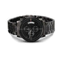 Father's Day Groomsmen Gift for Him - Customizable Black Engraved Watch