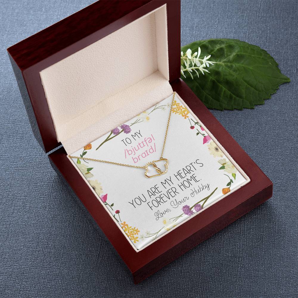 Wedding Gift to SLP Bride from Groom - Everlasting Love Necklace with IPA Message
