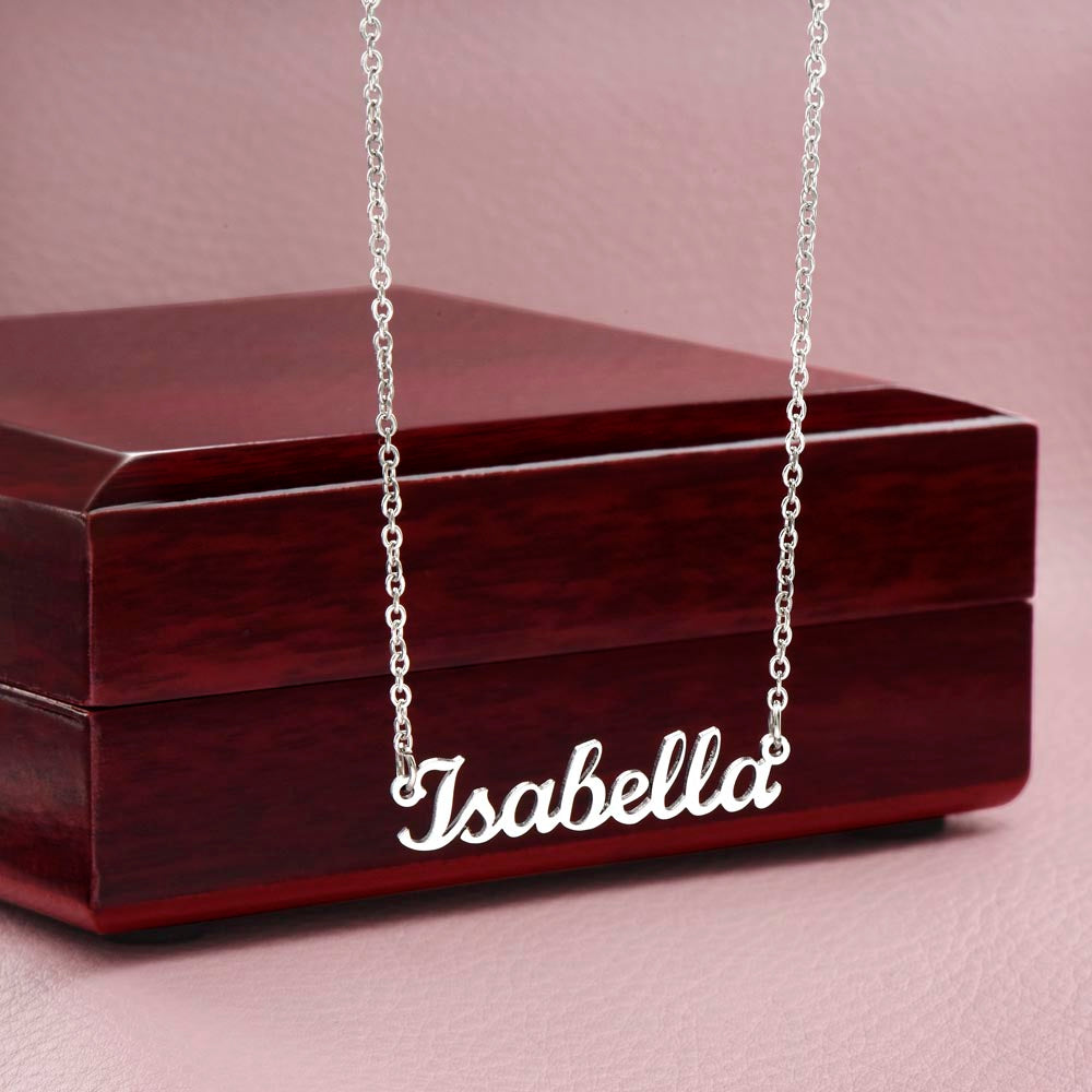 PhD Graduation Gift Custom Name Necklace Doctorate Grad Gift from Parents of PhD Student