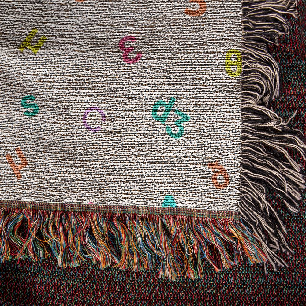 IPA Phonetic Symbol Blanket Graduation Gift for SLP, SLPA - Heirloom Woven Blanket 50 x 60"