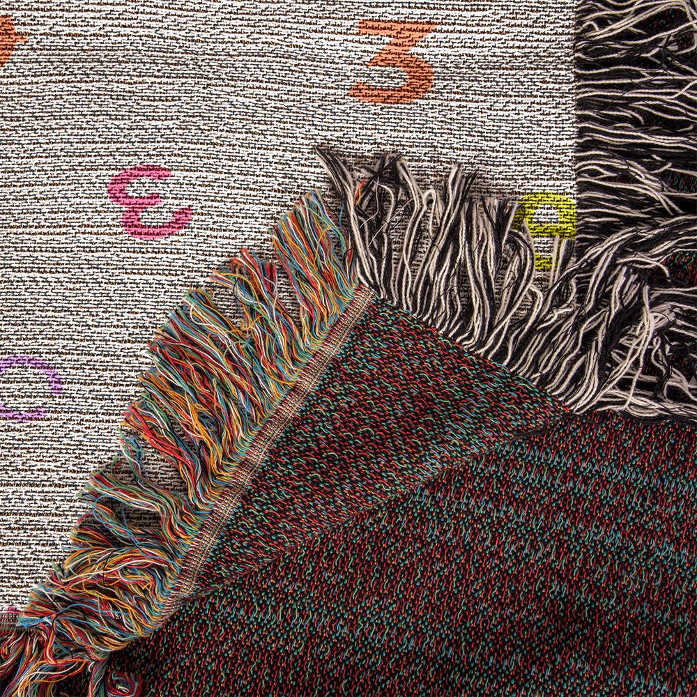 IPA Phonetic Symbol Blanket Graduation Gift for SLP, SLPA - Heirloom Woven Blanket 50 x 60"