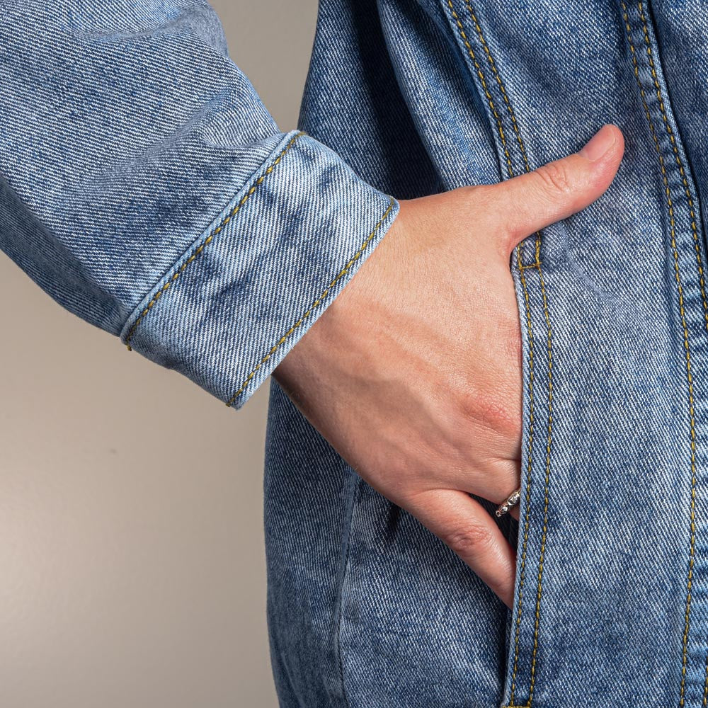 Stuttering Since the 90s Ring Pop - Women's Oversized Jean Jacket