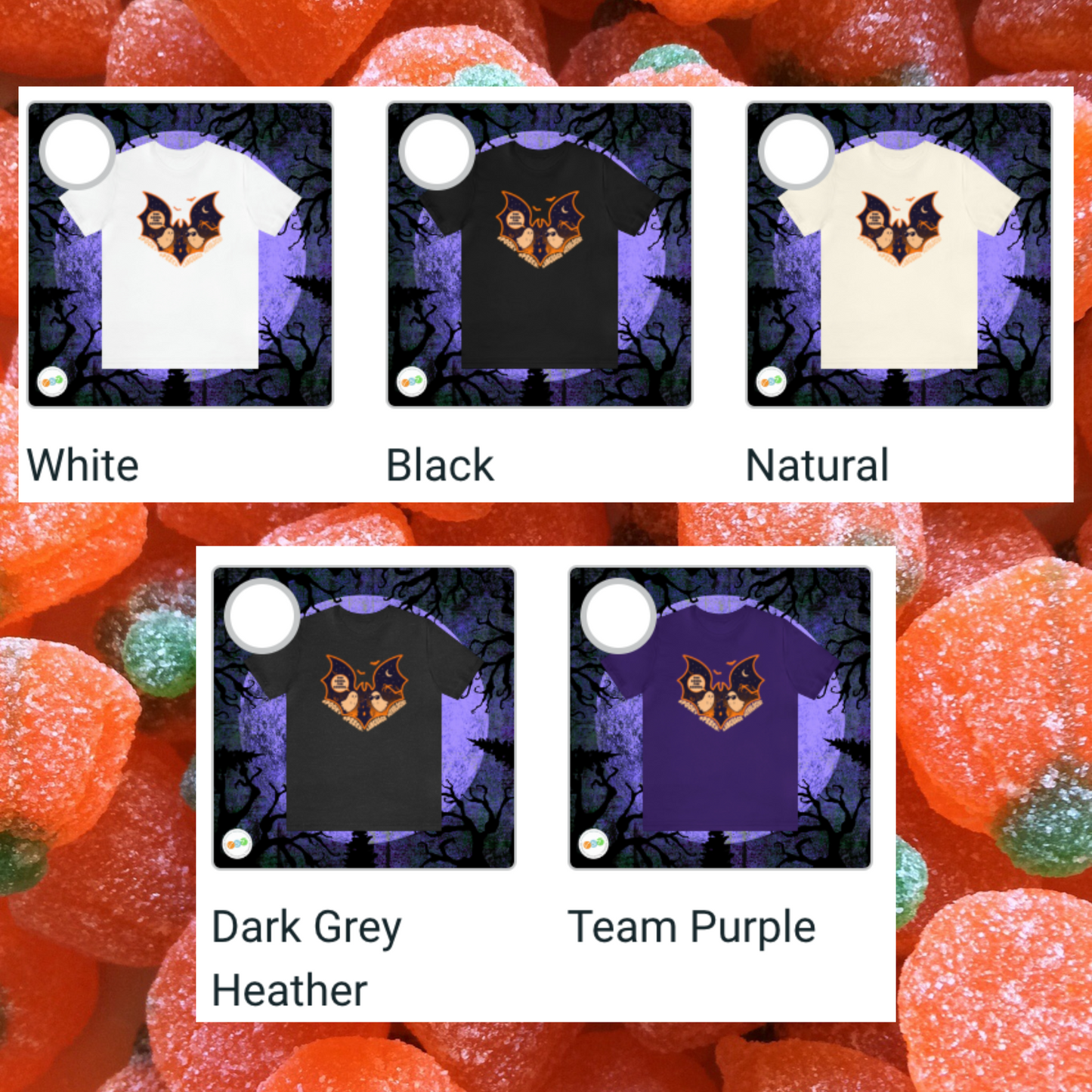 Too Ghoul for School Bat Halloween T-shirt for SLP