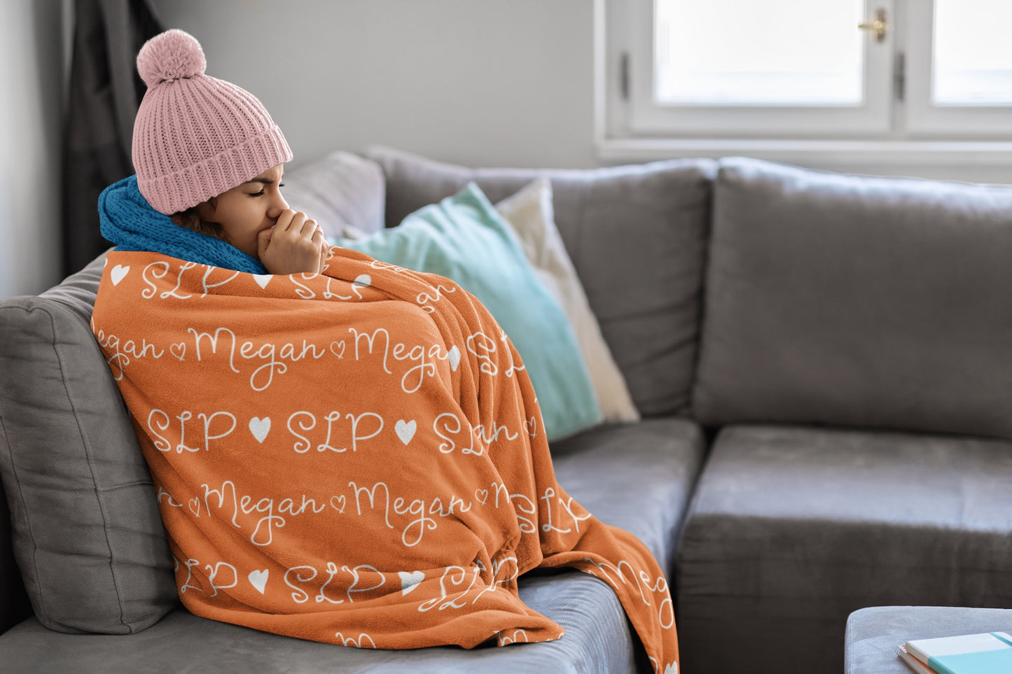 Custom Velveteen Plush Blanket for SLP - Multiple Colors