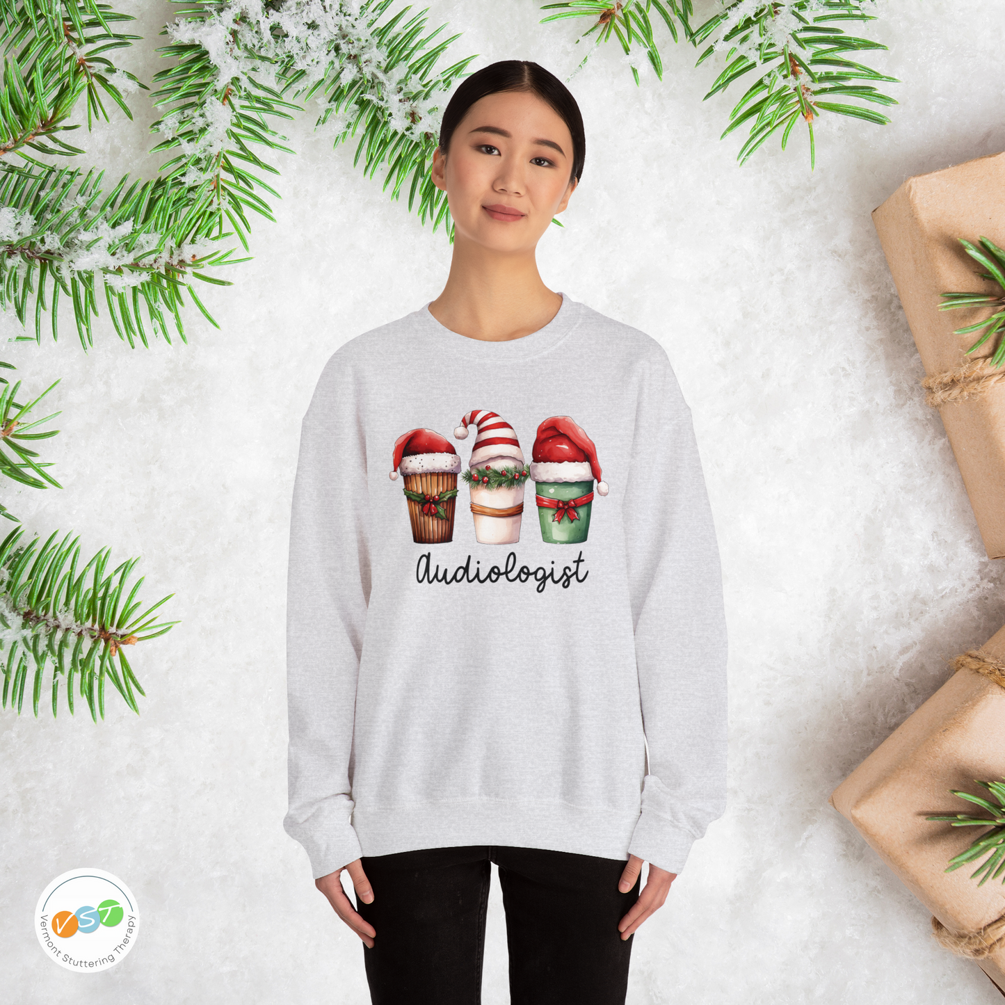 Audiologist Christmas Coffee Sweatshirt
