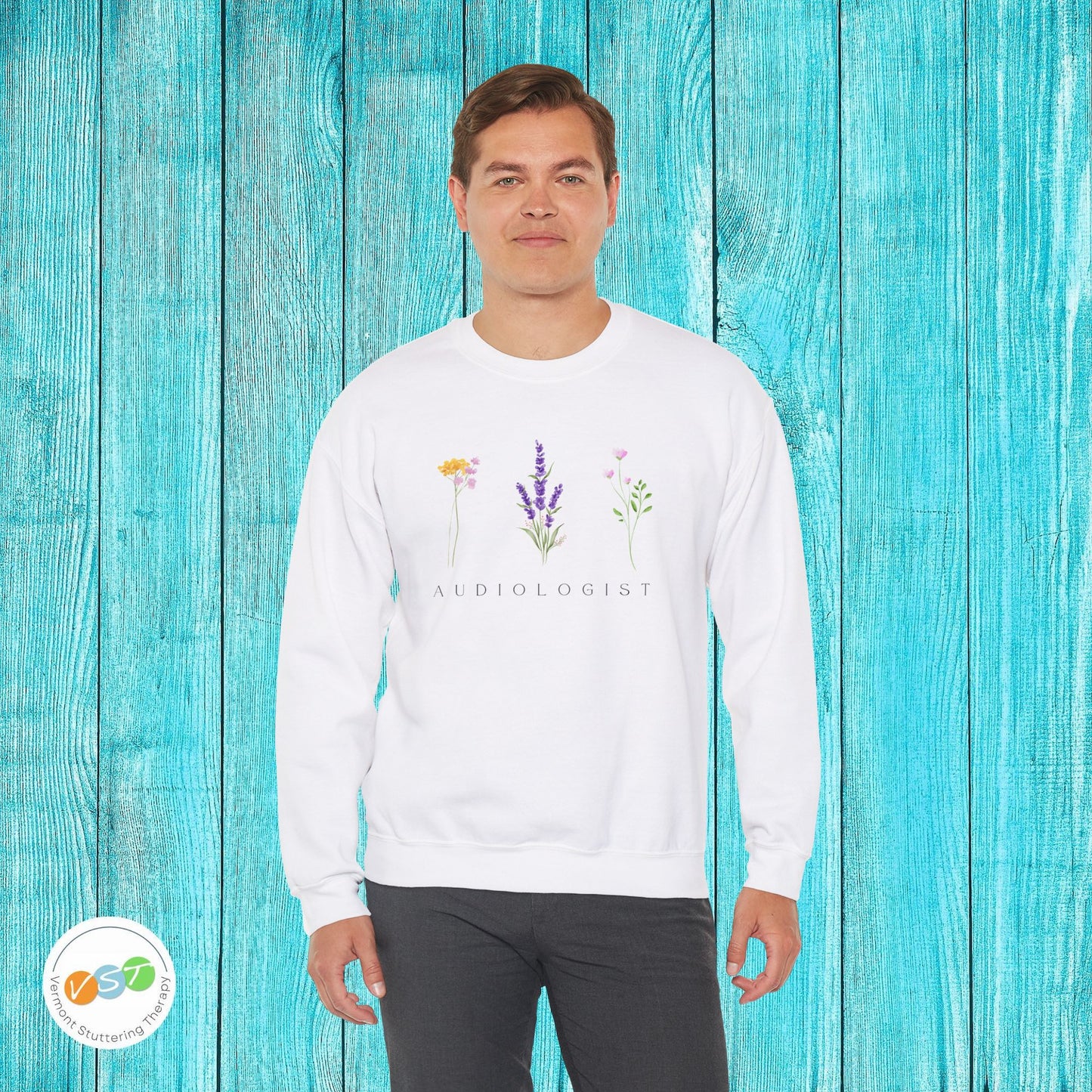 Floral Audiologist Sweatshirt