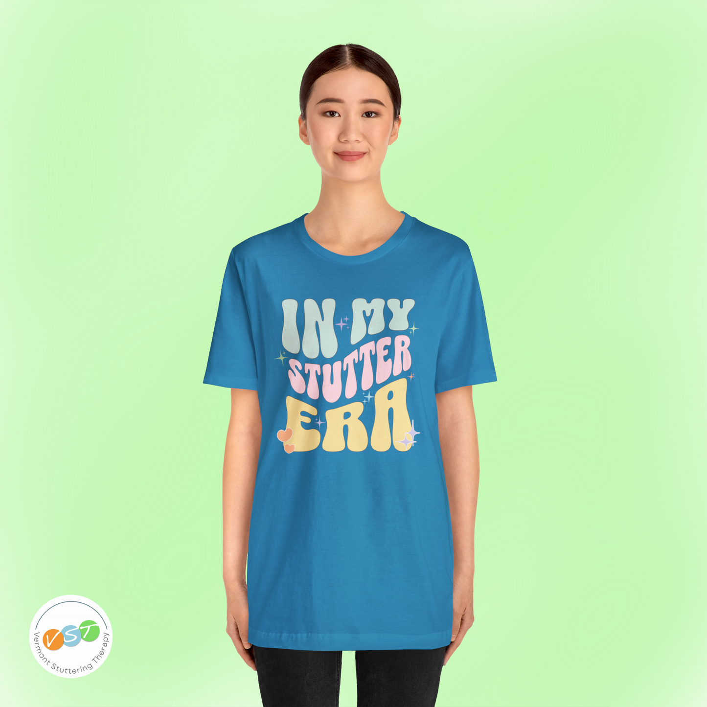 In My Stutter Era Pastel Retro T-shirt