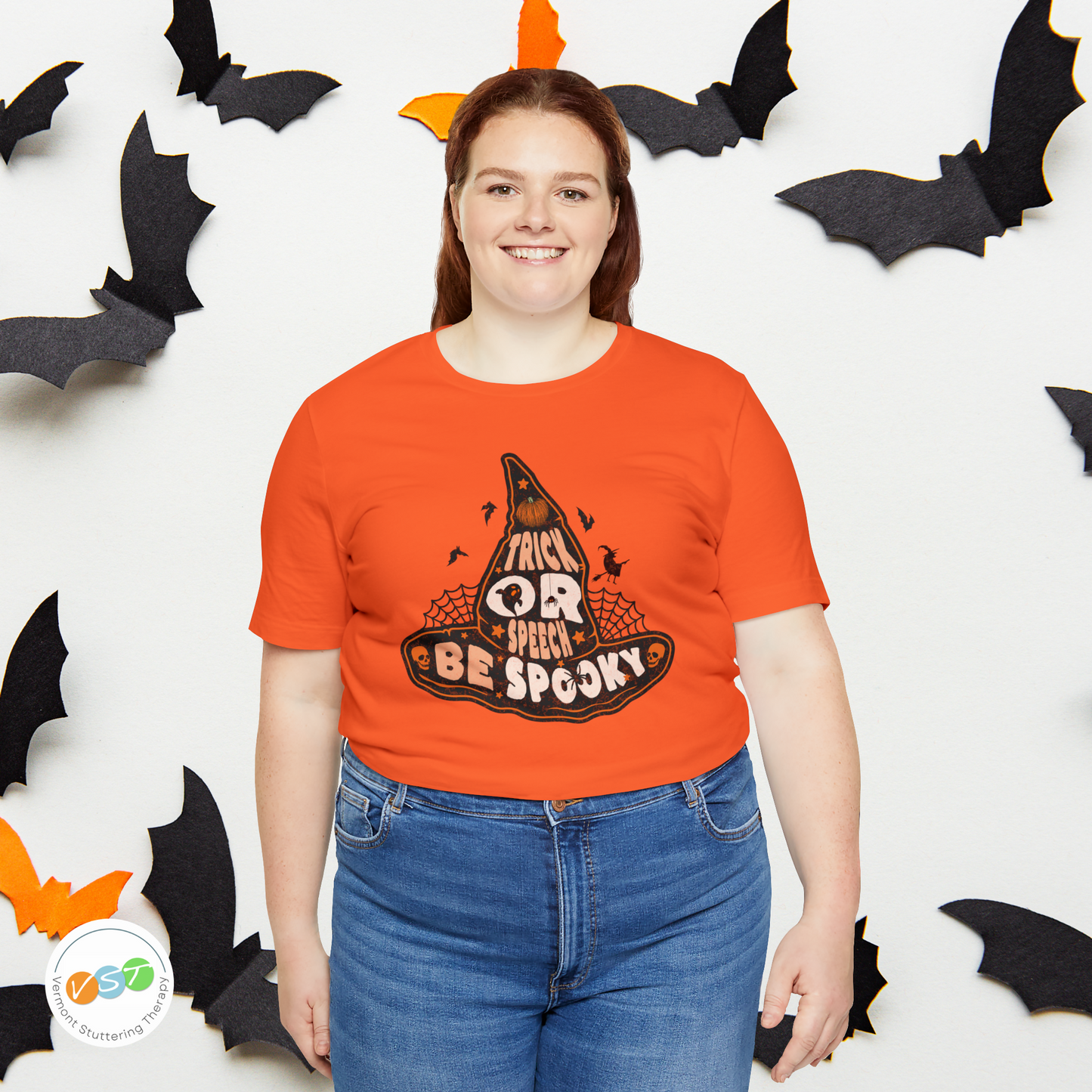 Trick or Speech Witch Hat SLP SLPA Halloween Shirt