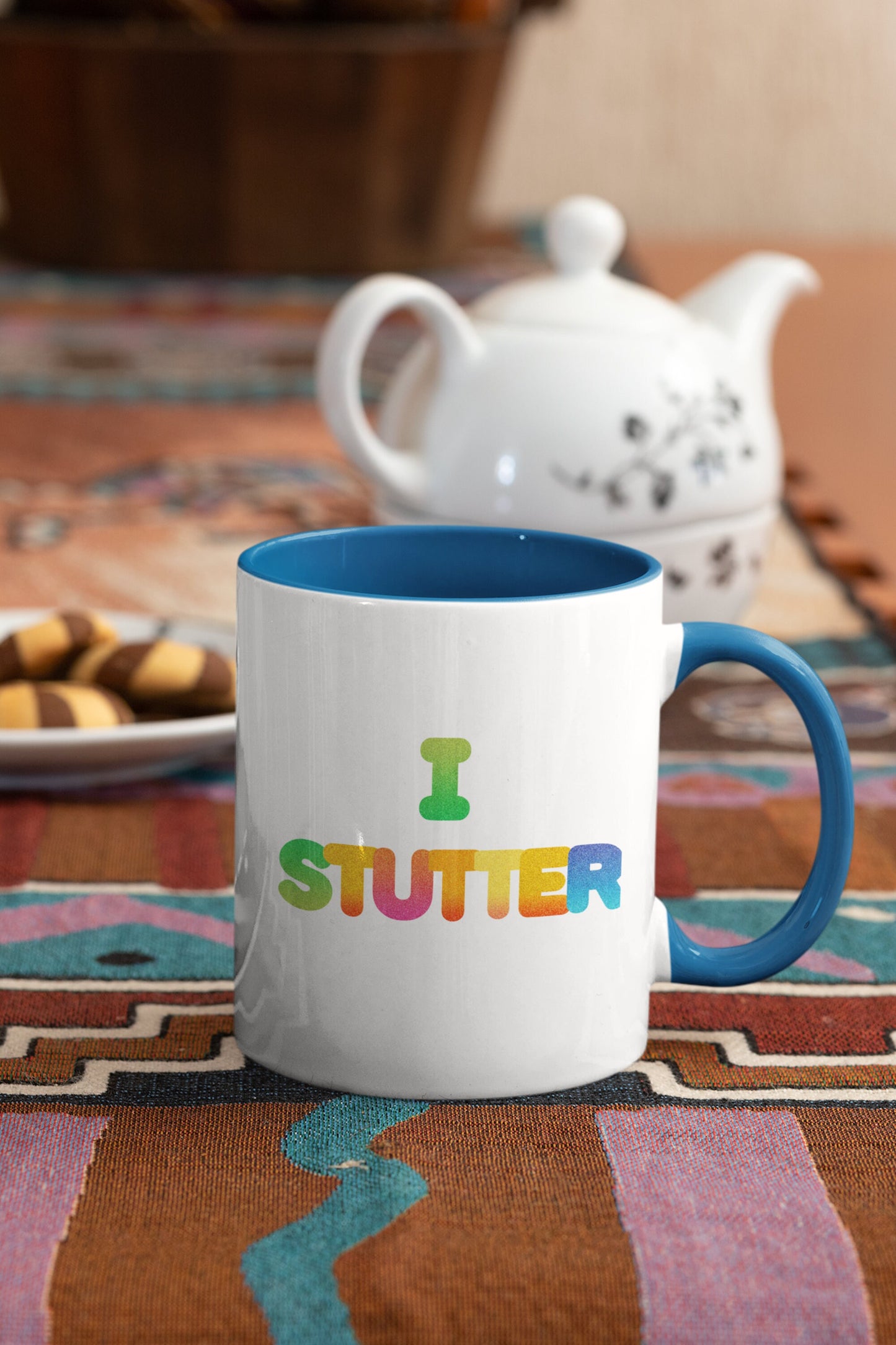 I Stutter 11oz Two-Tone Mug