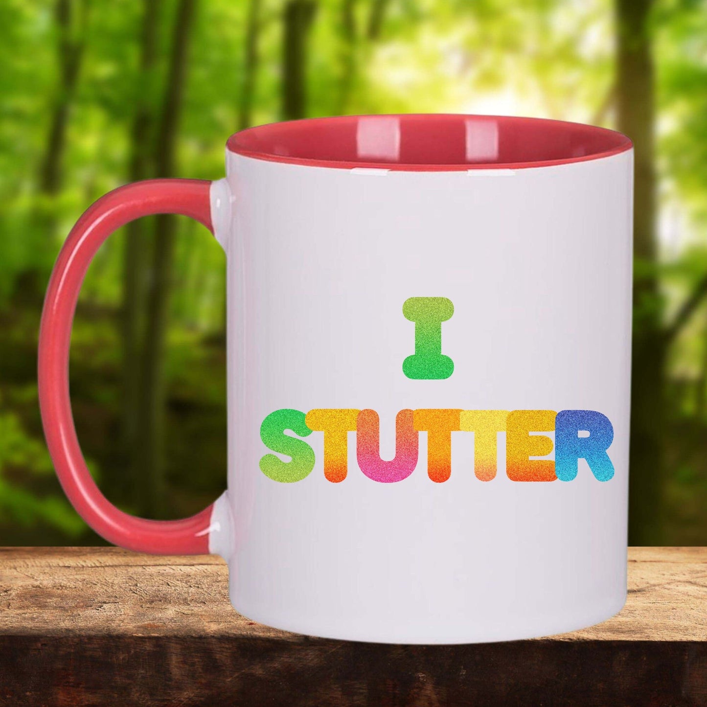 I Stutter 11oz Two-Tone Mug
