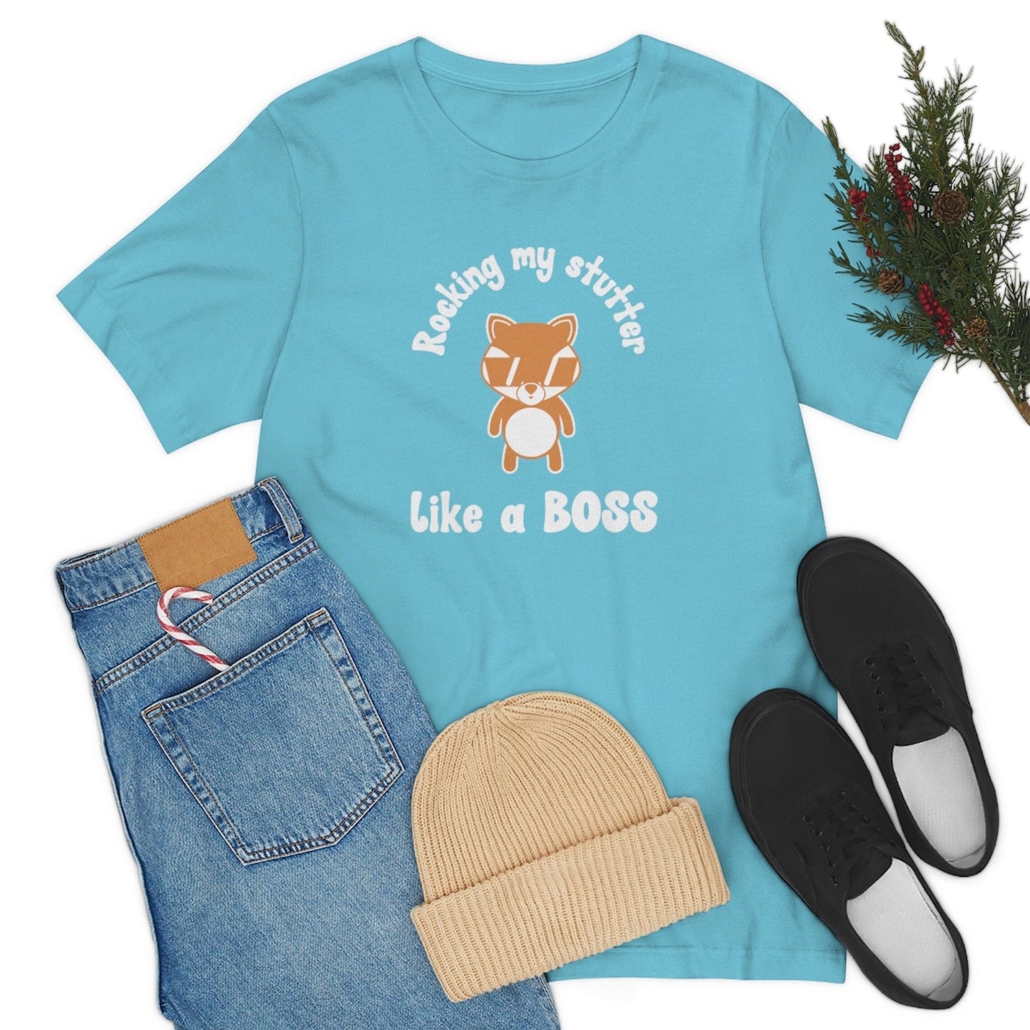 Red Panda Stutter Like a Boss Unisex T-Shirt