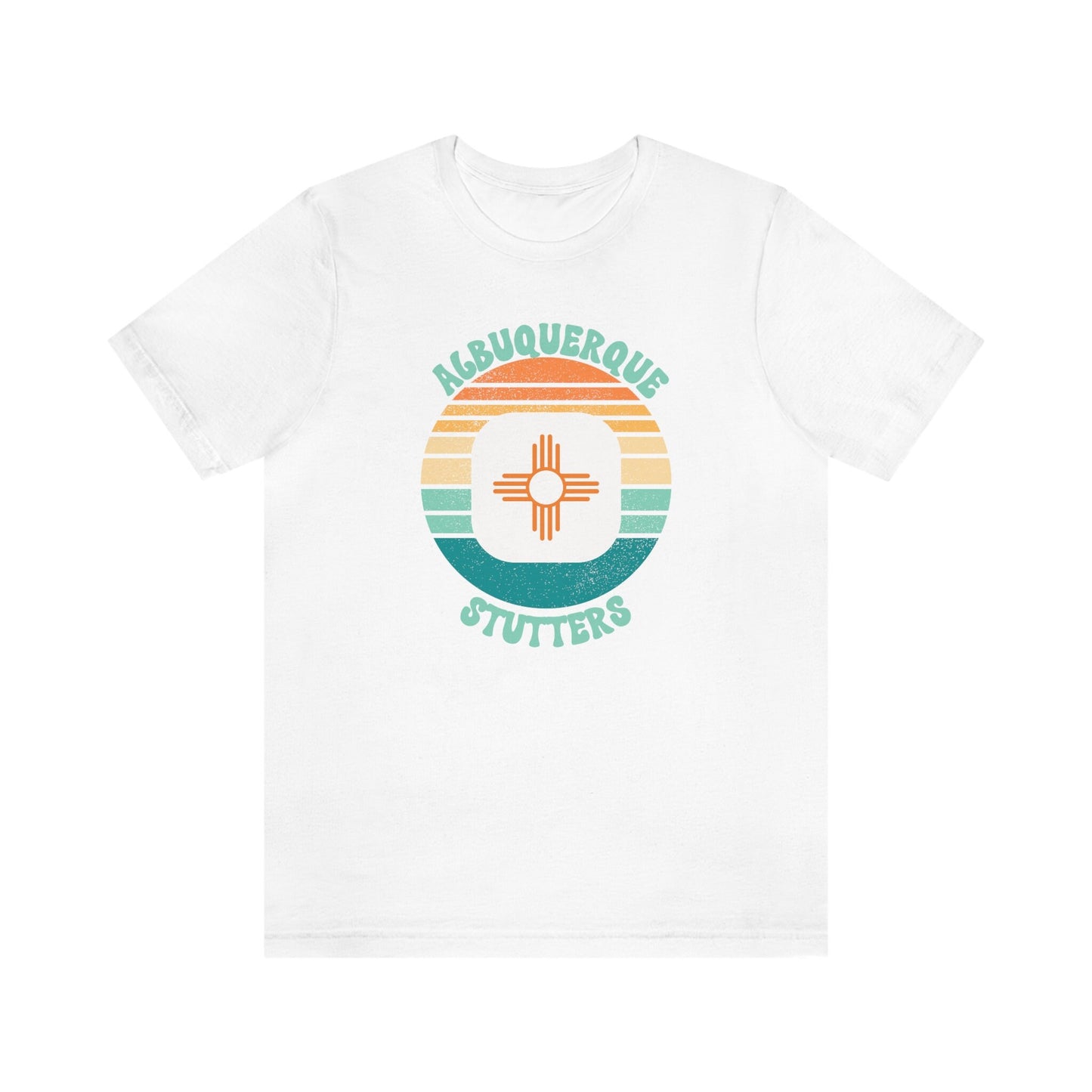US Cities Stutter Unisex Retro Sun T-Shirt