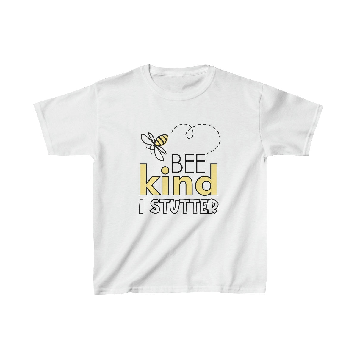 Bee Kind I Stutter Youth T-shirt