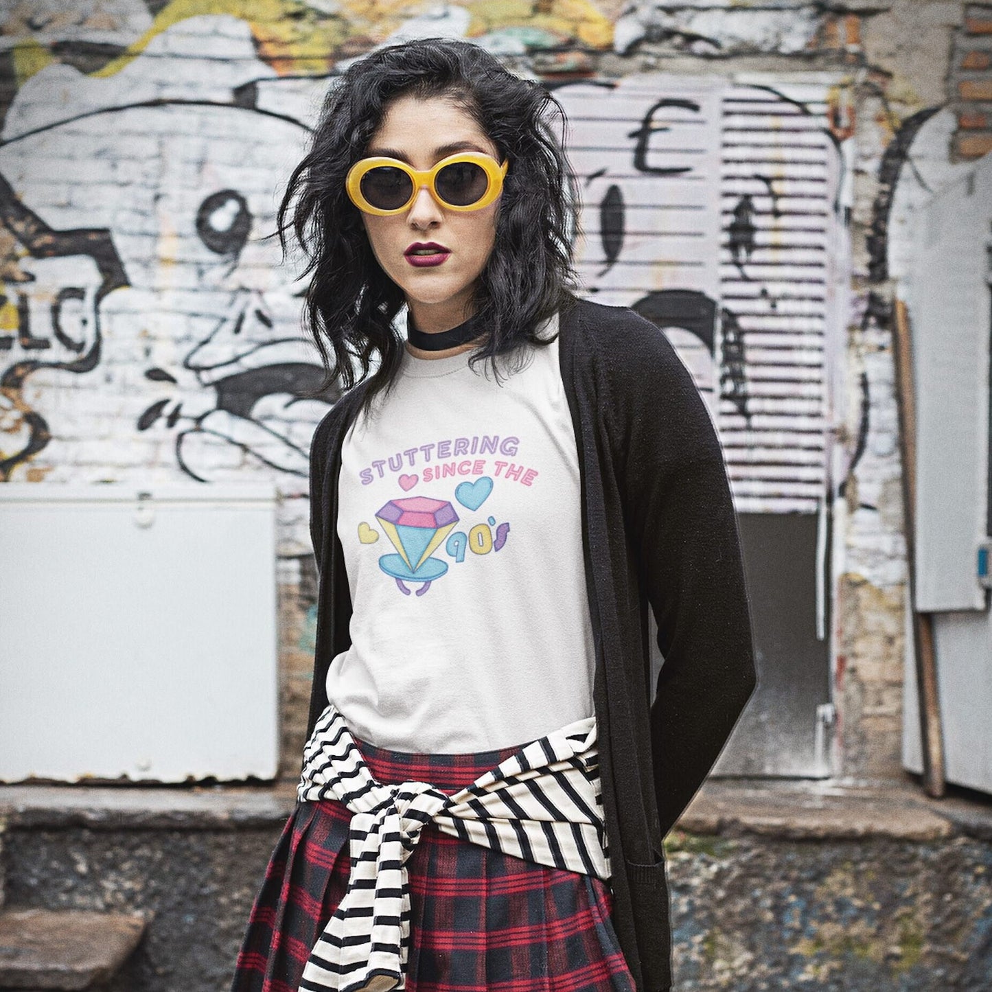Stuttering 90s Retro Shirt Unisex T-Shirt