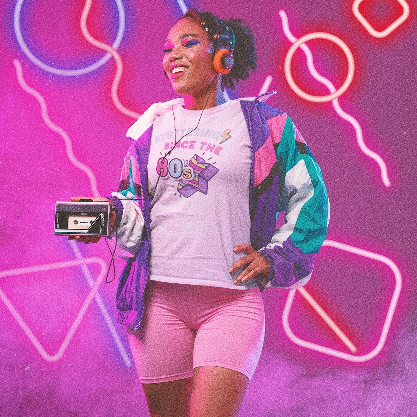 Retro Stuttering Since the 80s Unisex T-Shirt