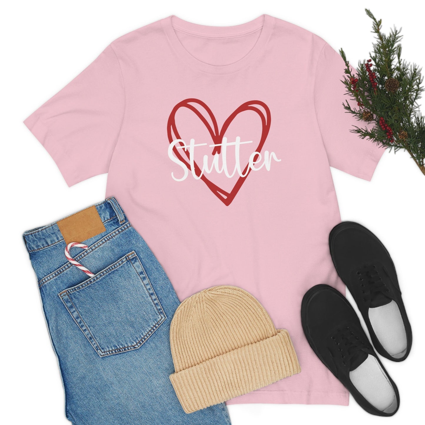 Valentine's Day Stutter Shirt Unisex T-Shirt