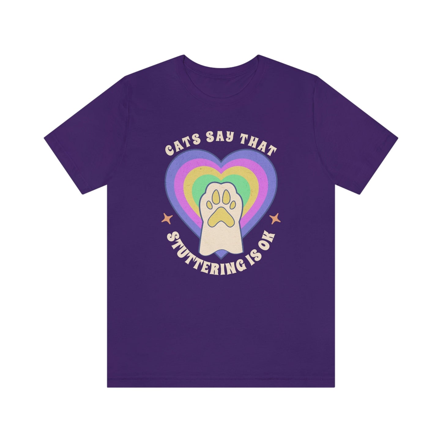 Cats Say That Stuttering is OK Unisex T-Shirt