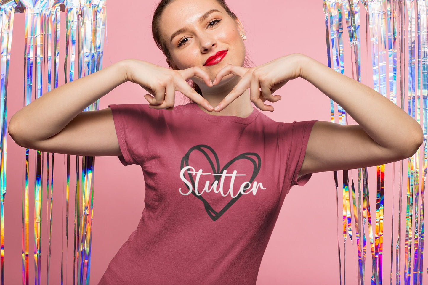Valentine's Day Stutter Shirt Unisex T-Shirt