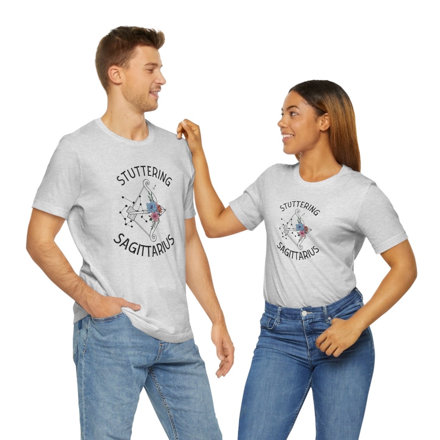 Stuttering Zodiac T-shirt, Stuttering Astrology Shirt, Person Who Stutters, Unisex T-Shirt, Astrology Gift for Person who Stutters