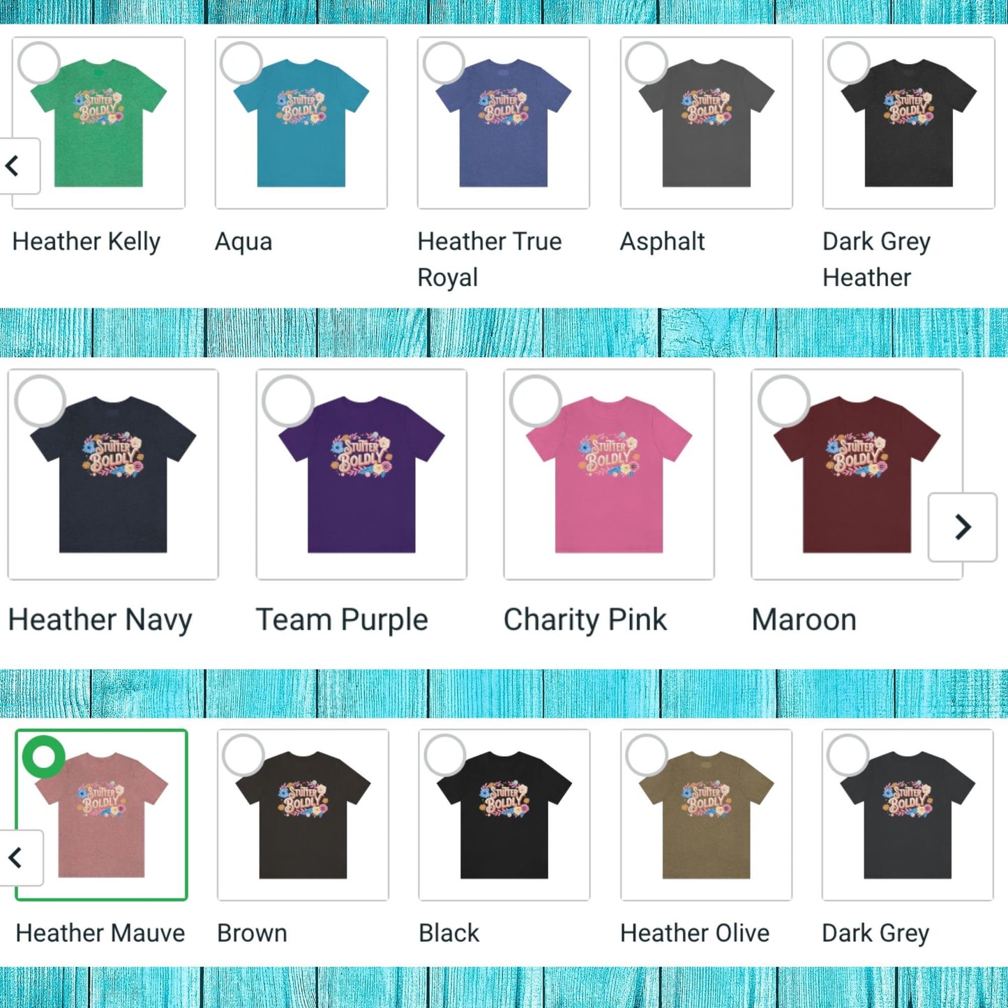 Stutter Boldly Floral Unisex T-Shirt