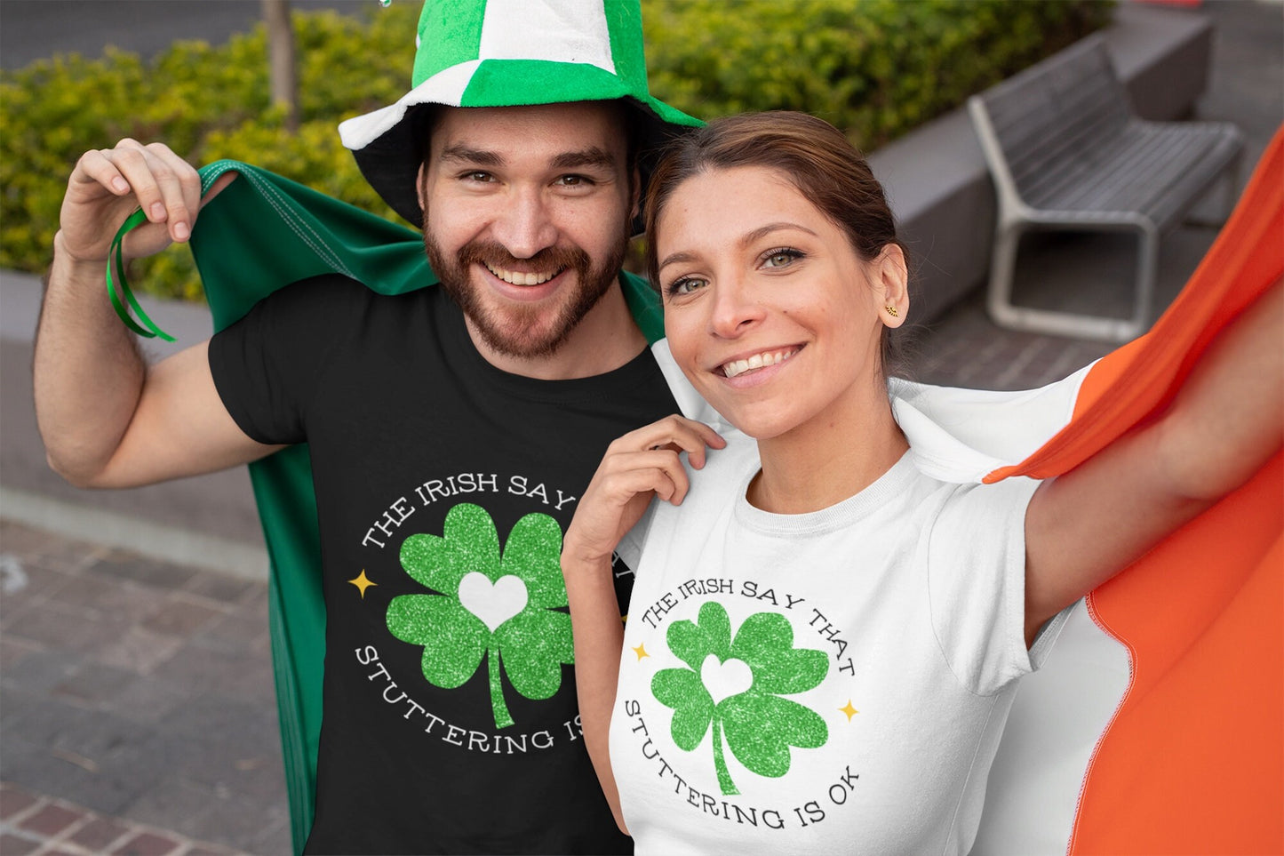 St. Patrick's Day Irish Say that Stuttering is OK Unisex T-Shirt
