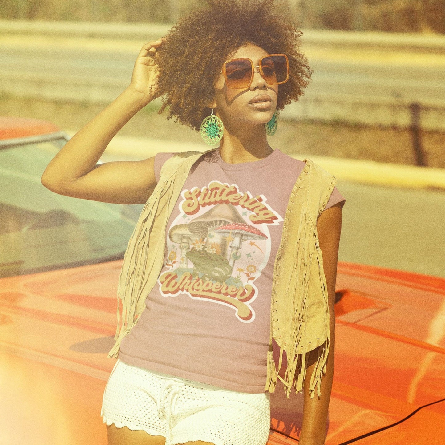 Stuttering Whisperer Mushroom Stutter Shirt
