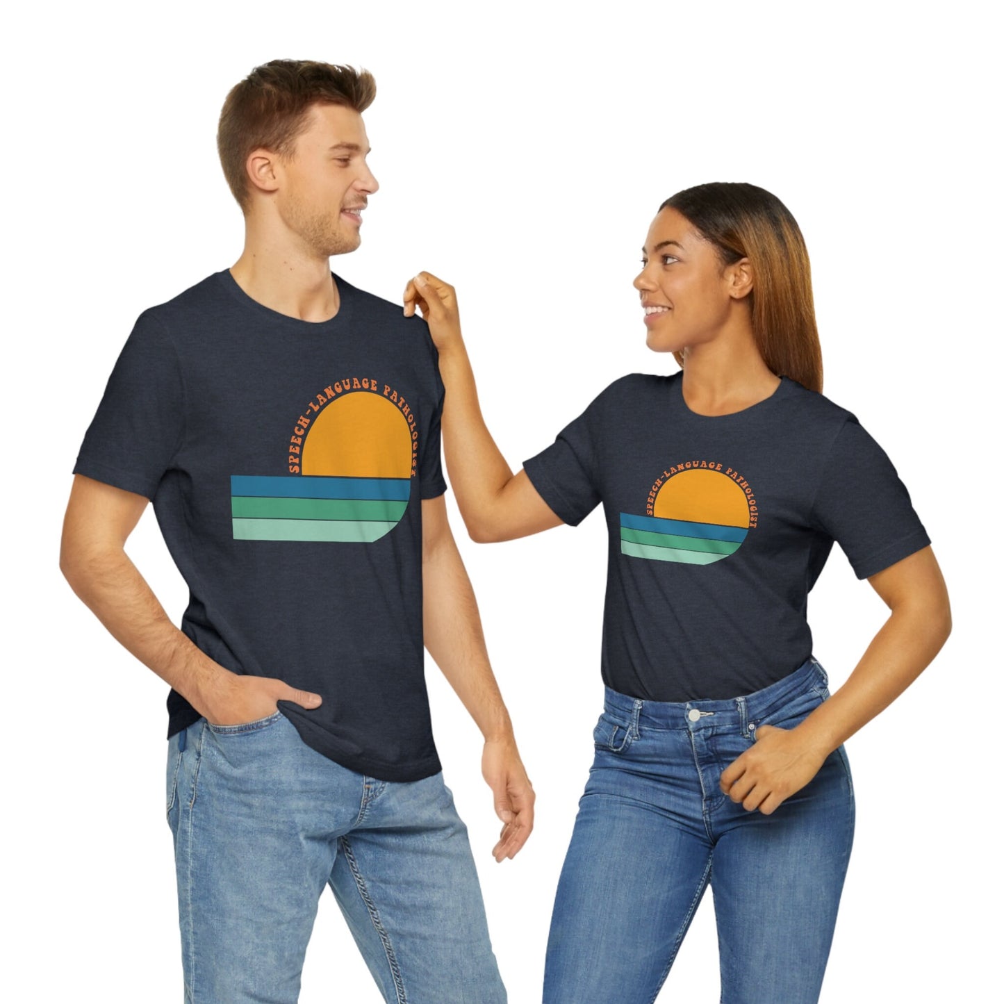 Speech-Language Pathologist Retro Sun T-Shirt