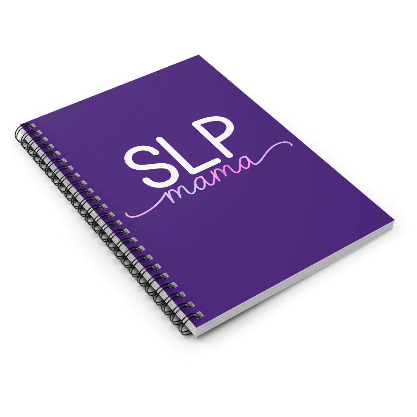 SLP Mama Pastel Gradient Notebook