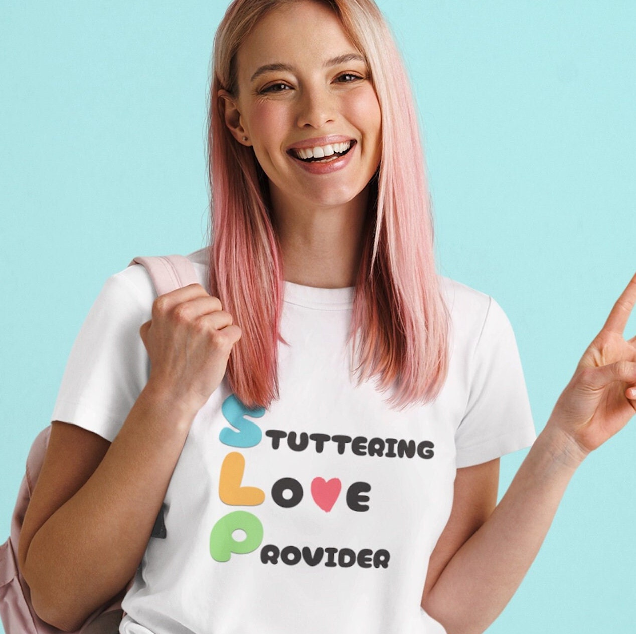 SLP Stuttering Love Provider T-shirt