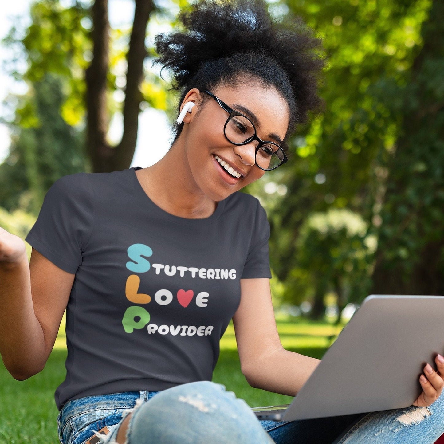 SLP Stuttering Love Provider T-shirt