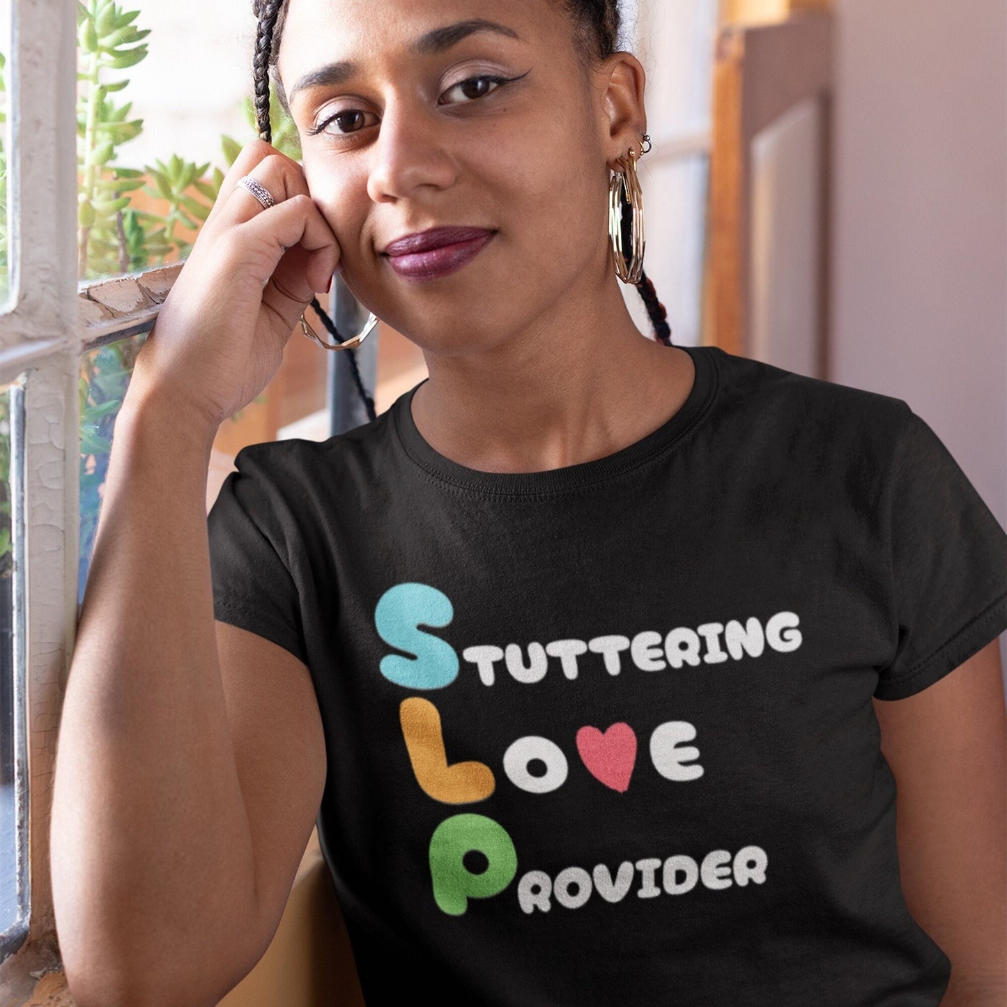 SLP Stuttering Love Provider T-shirt