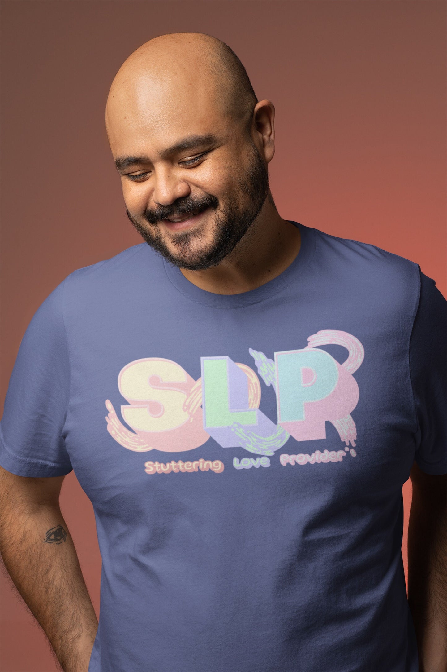 SLP Stuttering Love Provider Pastel T-shirt