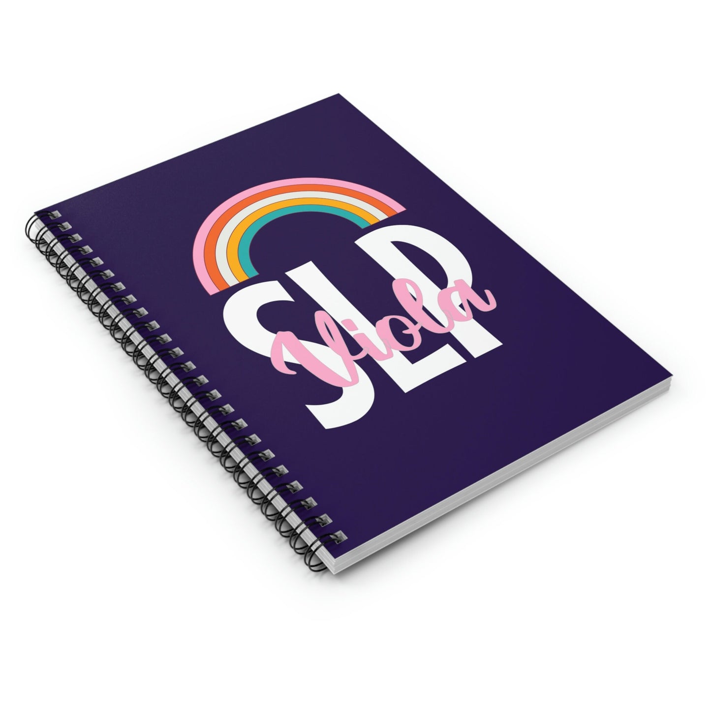 Custom Rainbow SLP Spiral Notebook