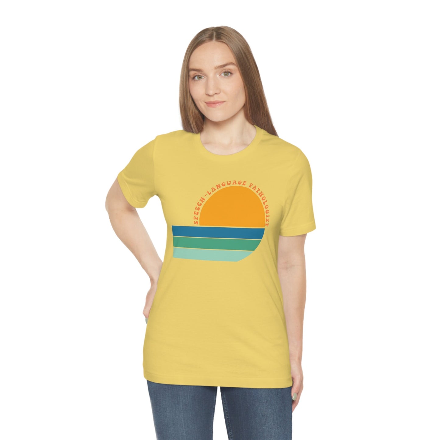 Speech-Language Pathologist Retro Sun T-Shirt