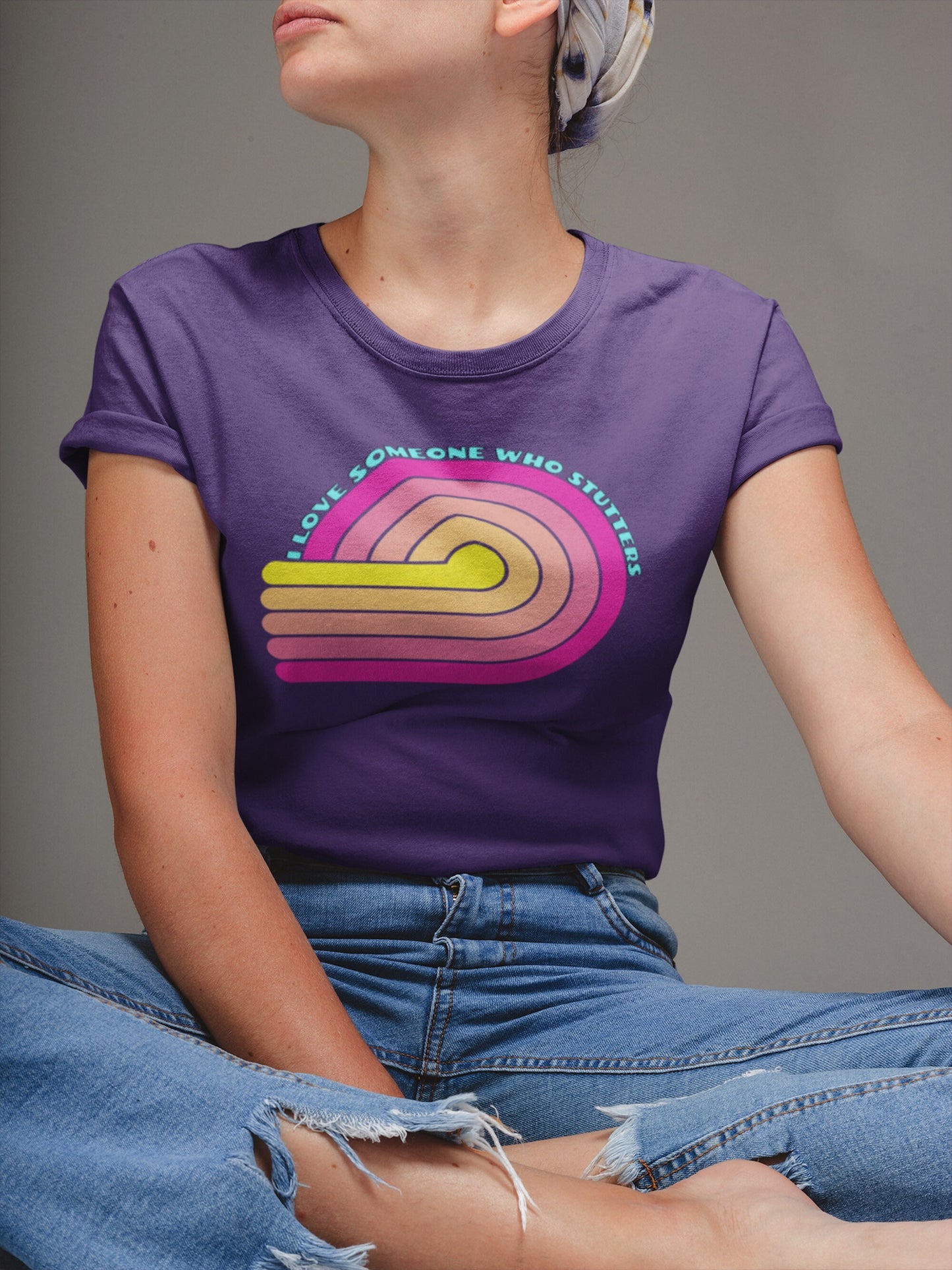 I love Someone who Stutters T-shirt
