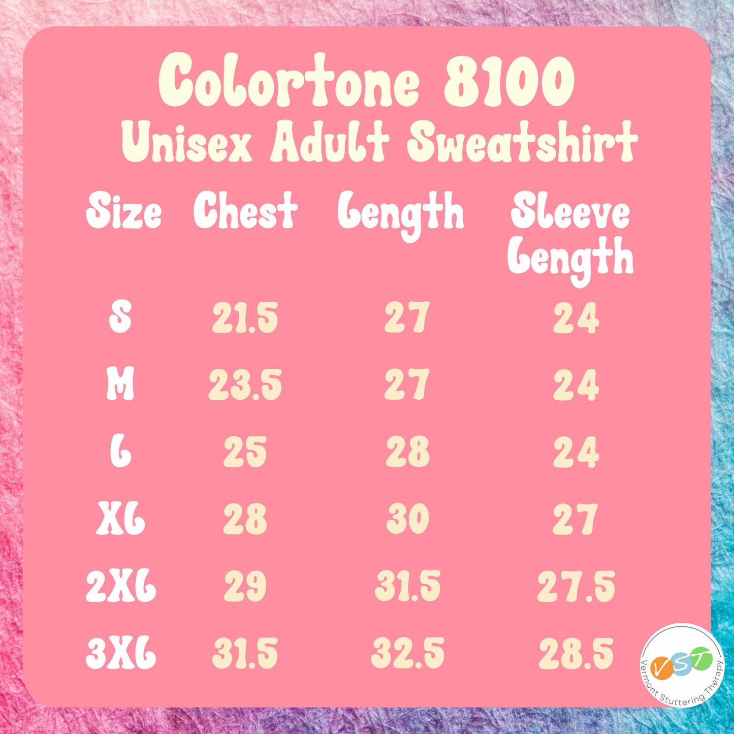 Speechie Teachie Tie-Dye Sweatshirt SLP Gift
