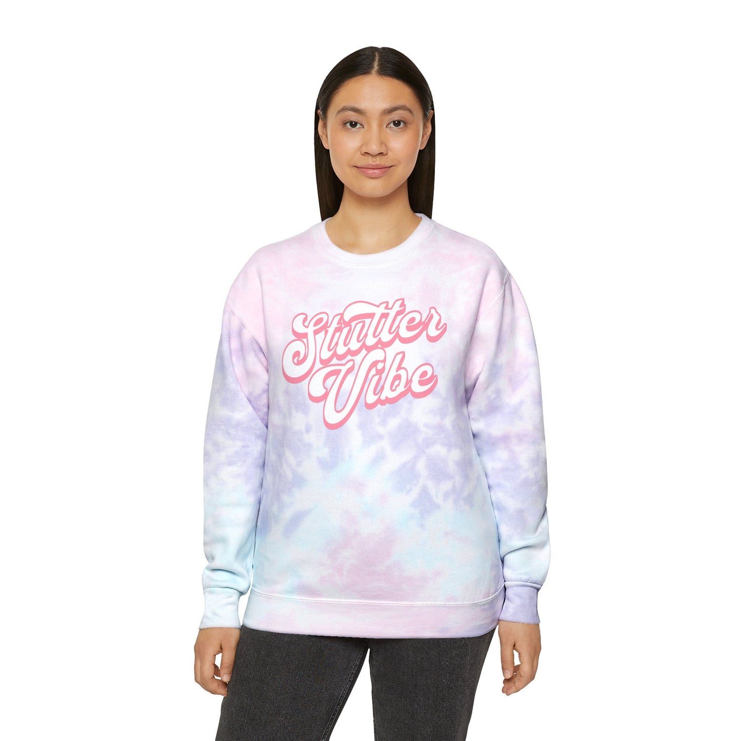 Stutter Vibe Retro Tie Dye Sweatshirt