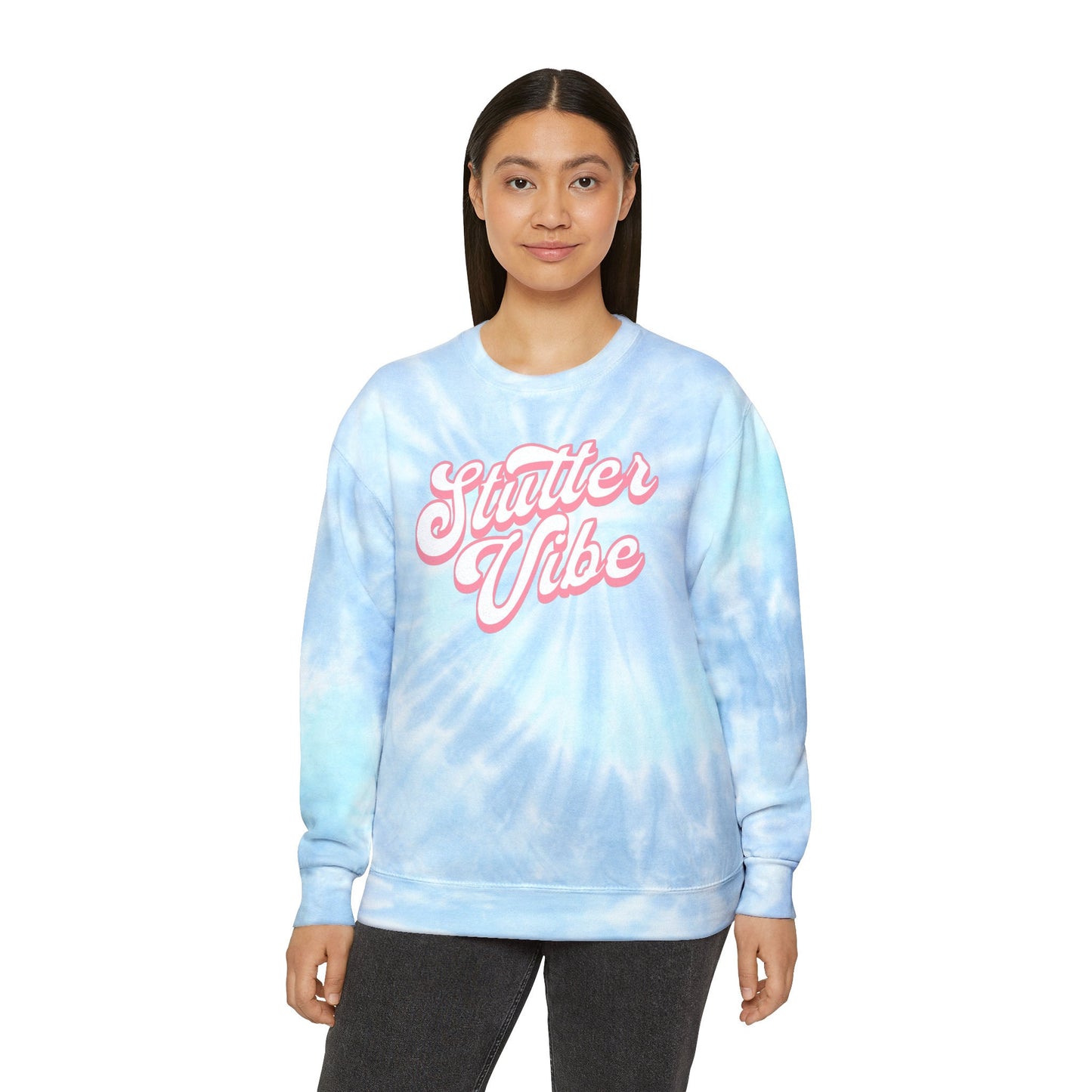Stutter Vibe Retro Tie Dye Sweatshirt