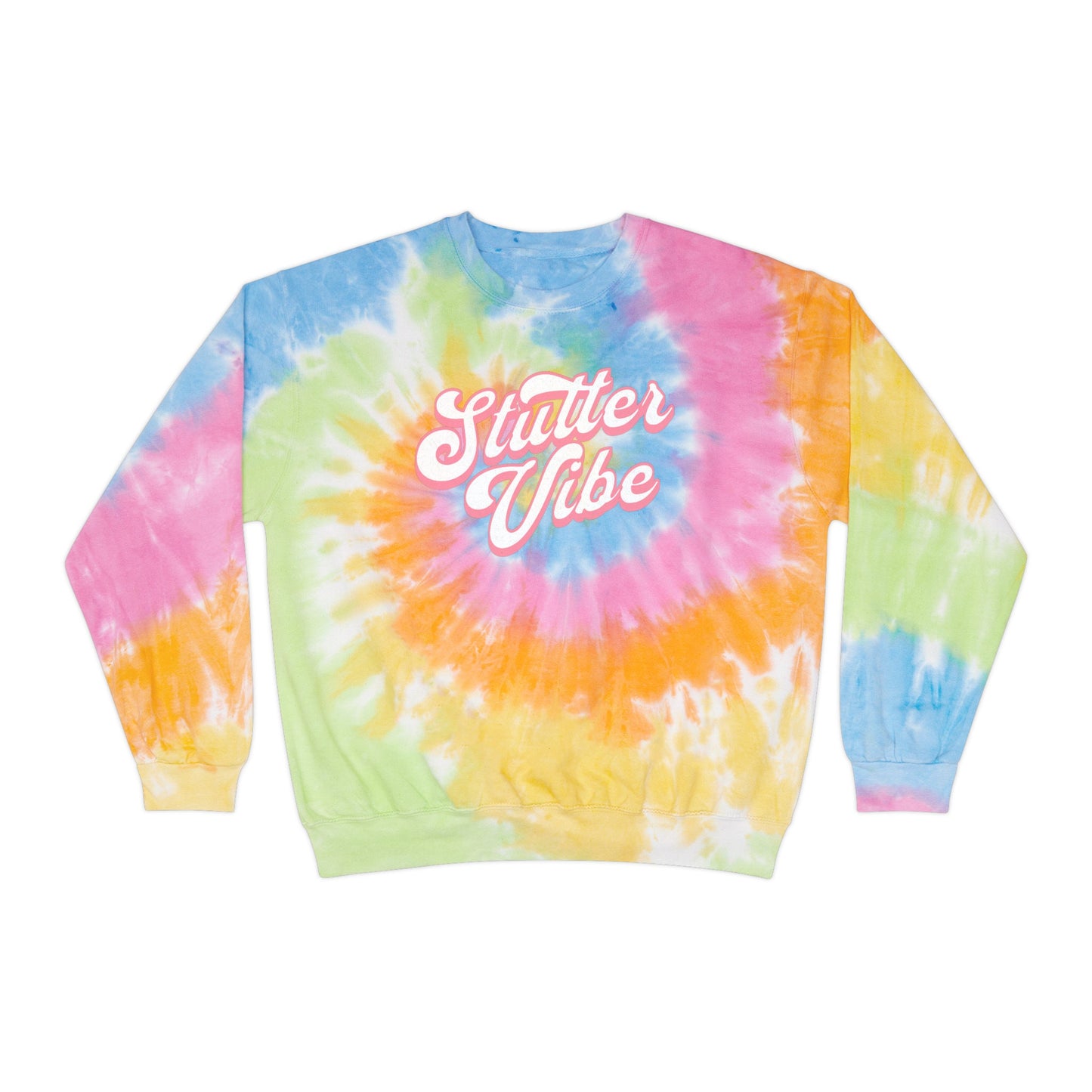 Stutter Vibe Retro Tie Dye Sweatshirt
