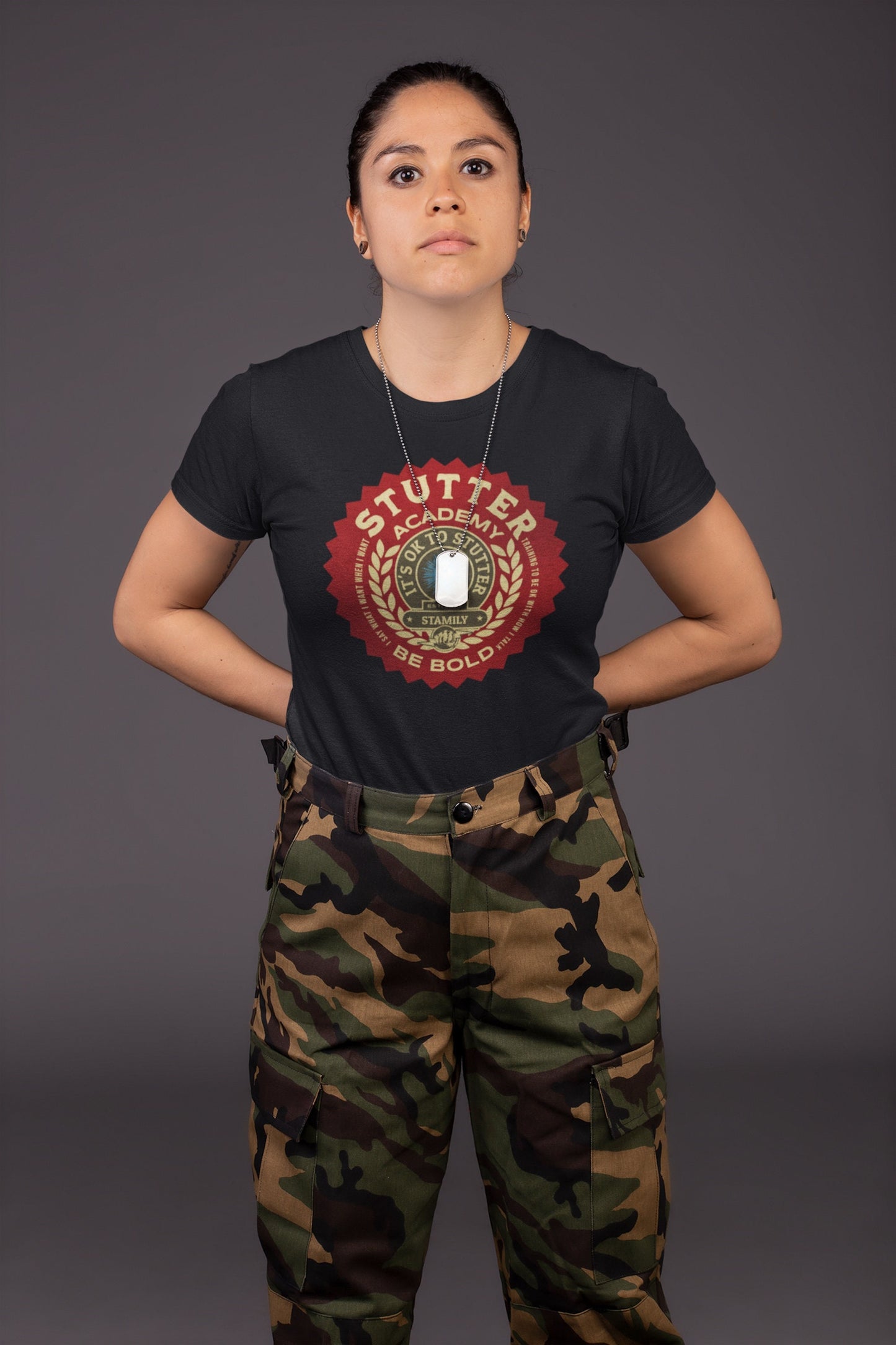 Vintage Be Bold Stutter Academy Tshirt