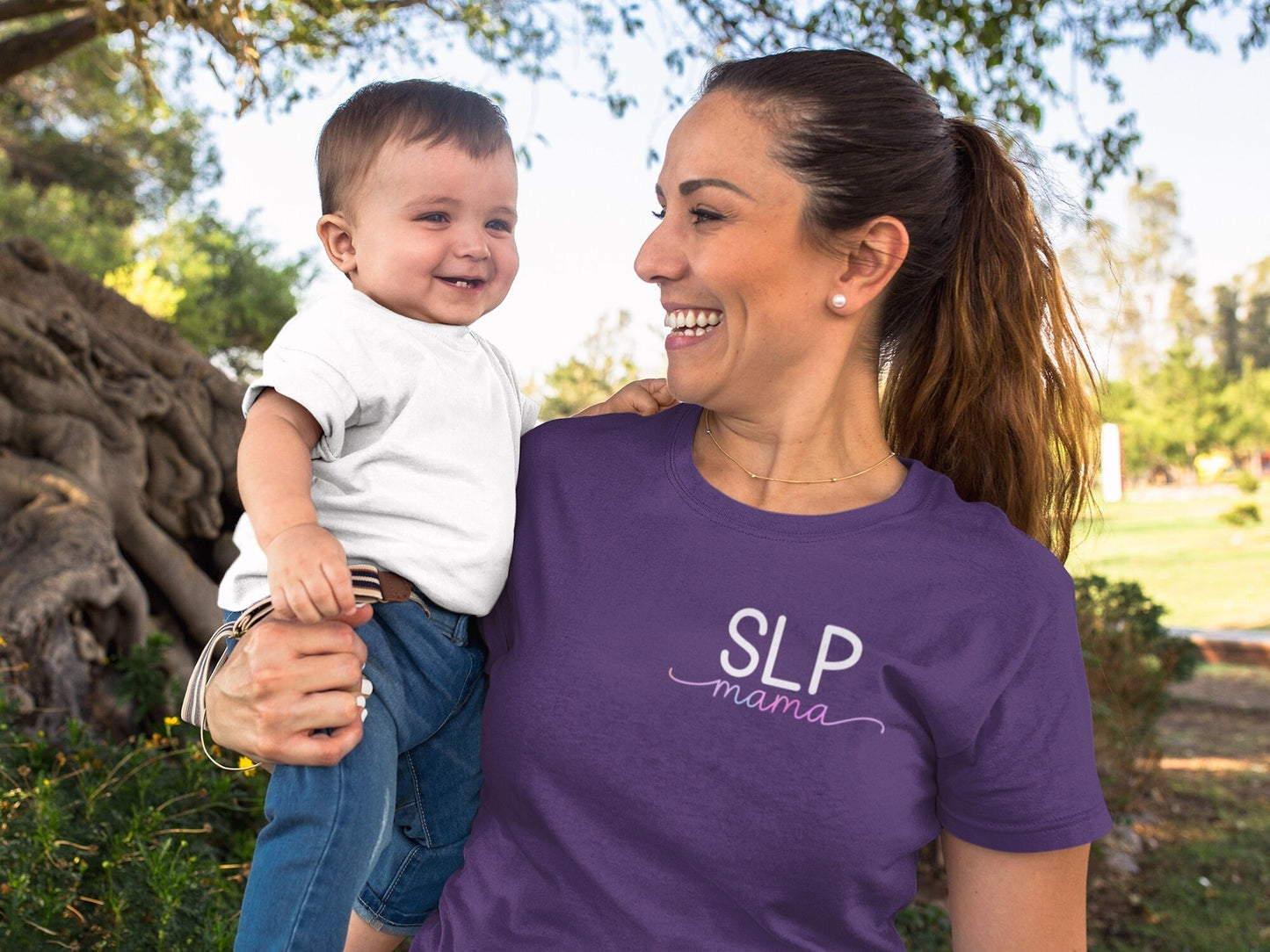 SLP Mama Mother's Day Shirt for Speech Pathologist Mom