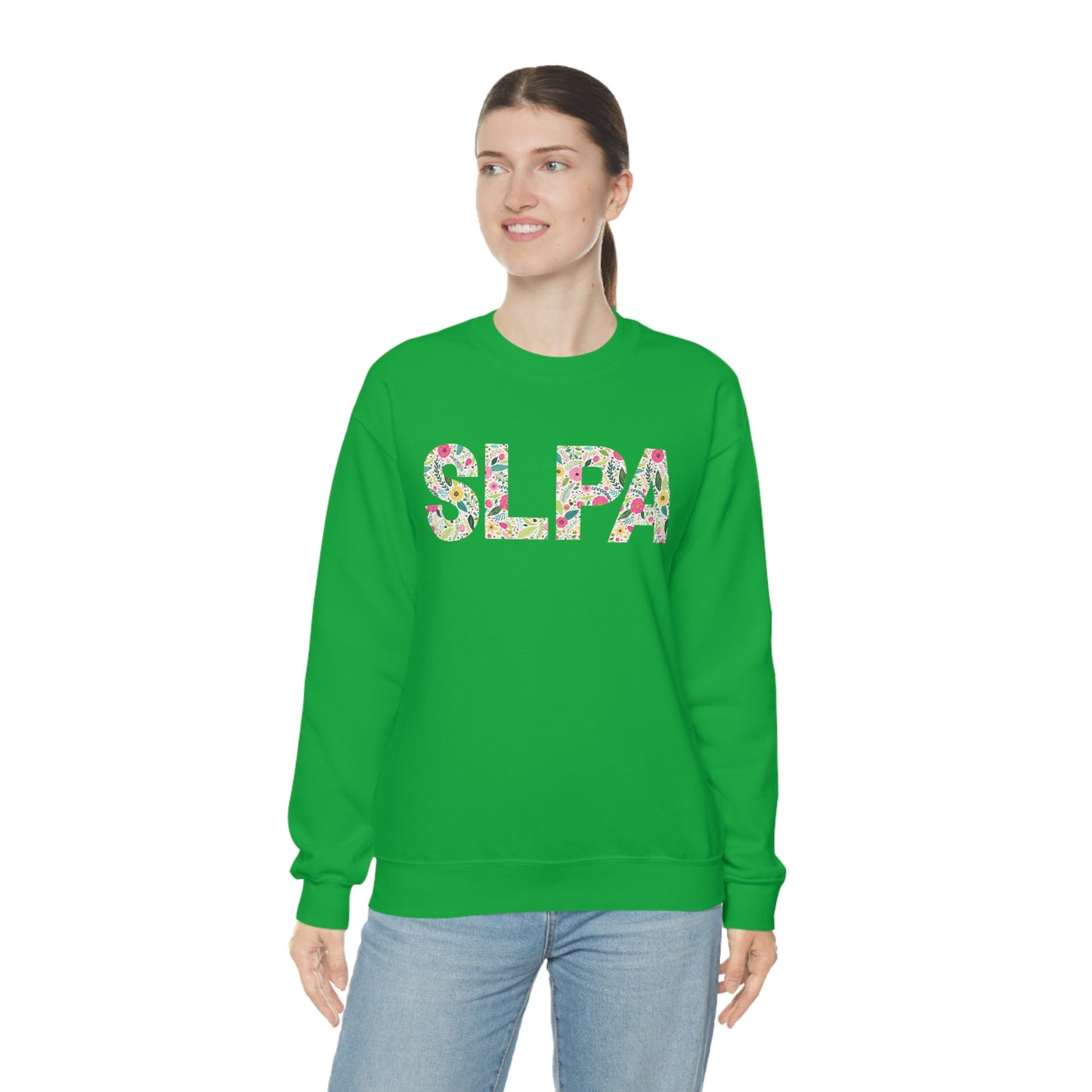 SLPA Floral Speech-Language Pathologist Assistant Sweatshirt