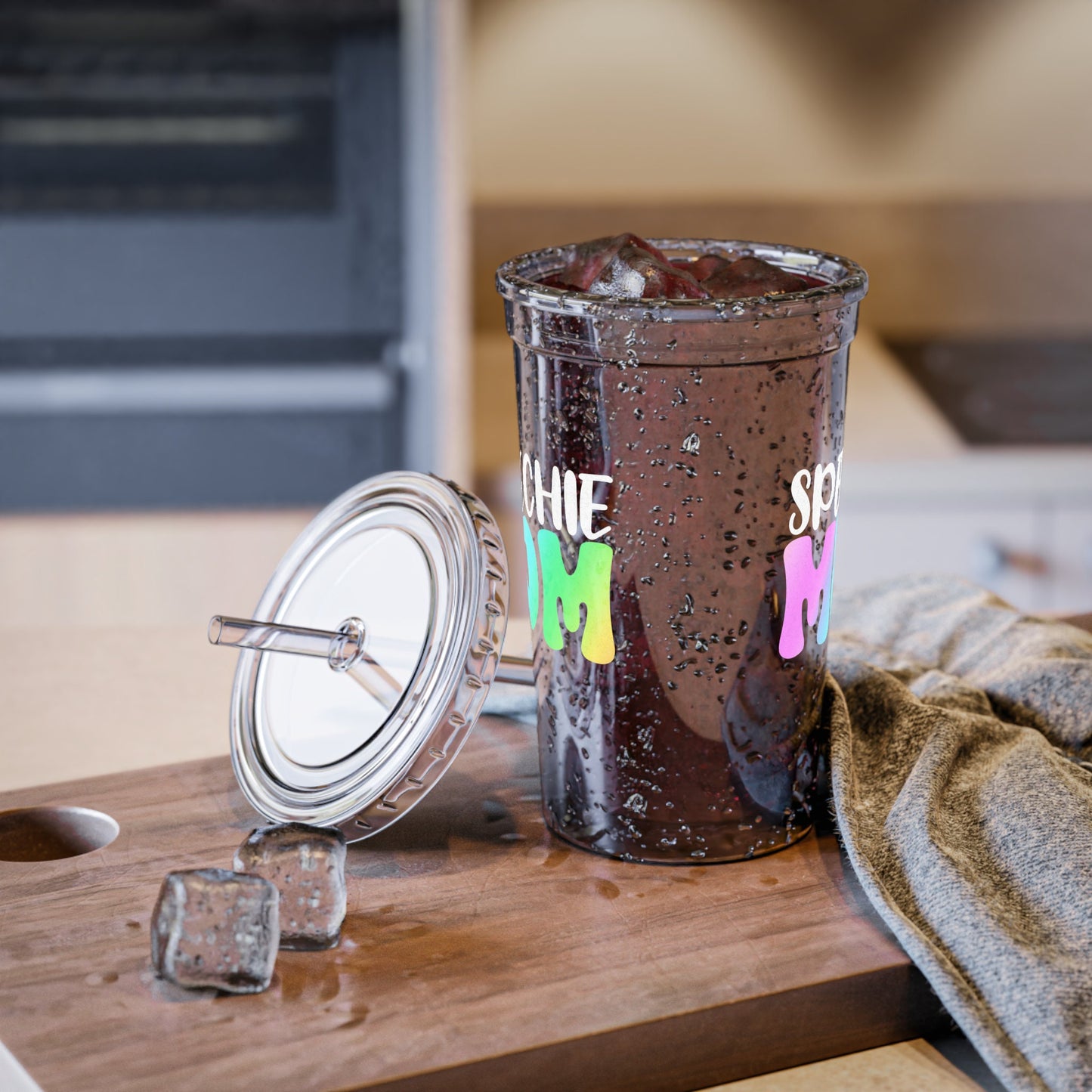 Speechie Mom Insulated Cup with Straw
