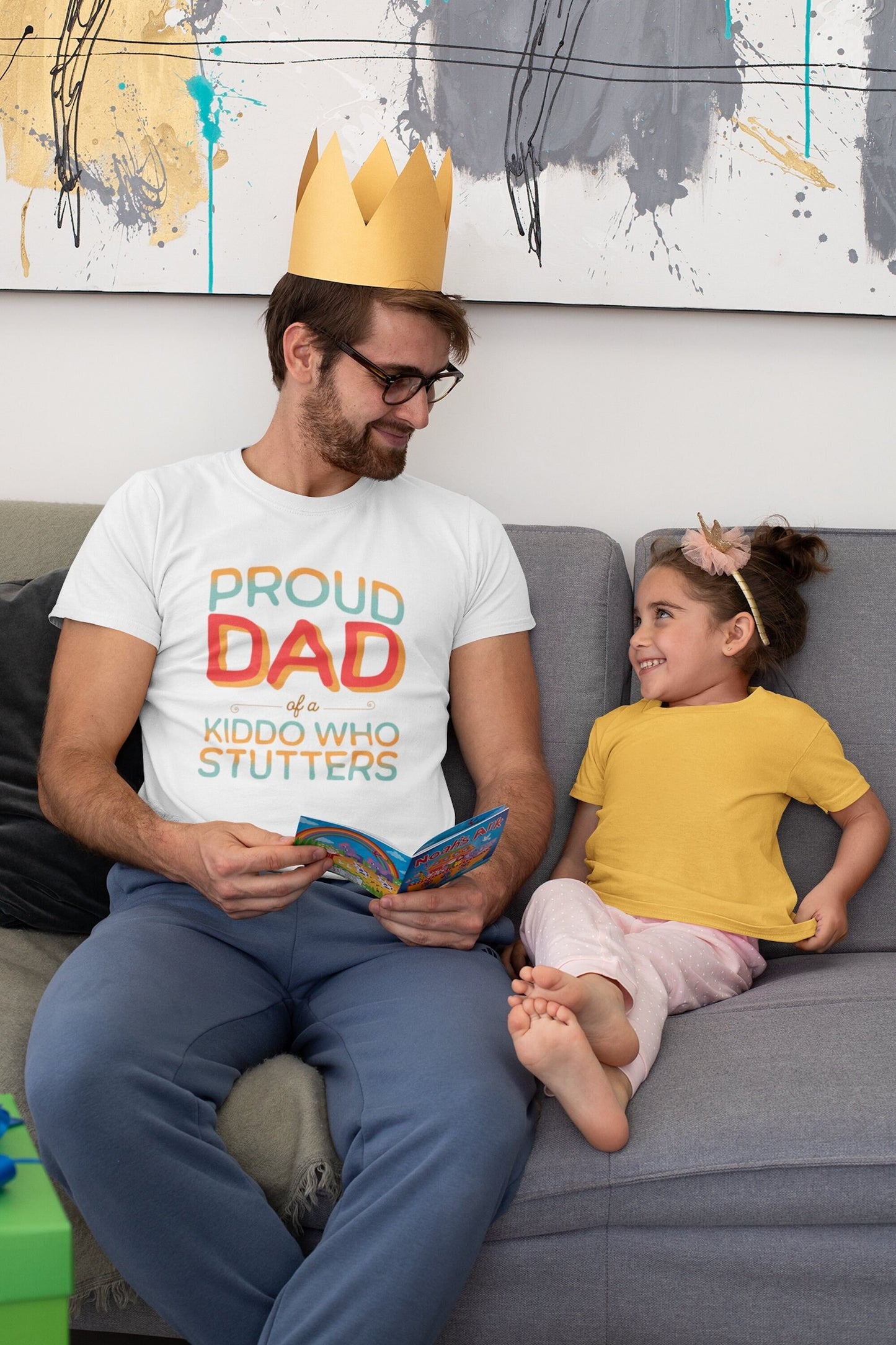 Proud Dad of a Kiddo Who Stutters Father's Day Gift
