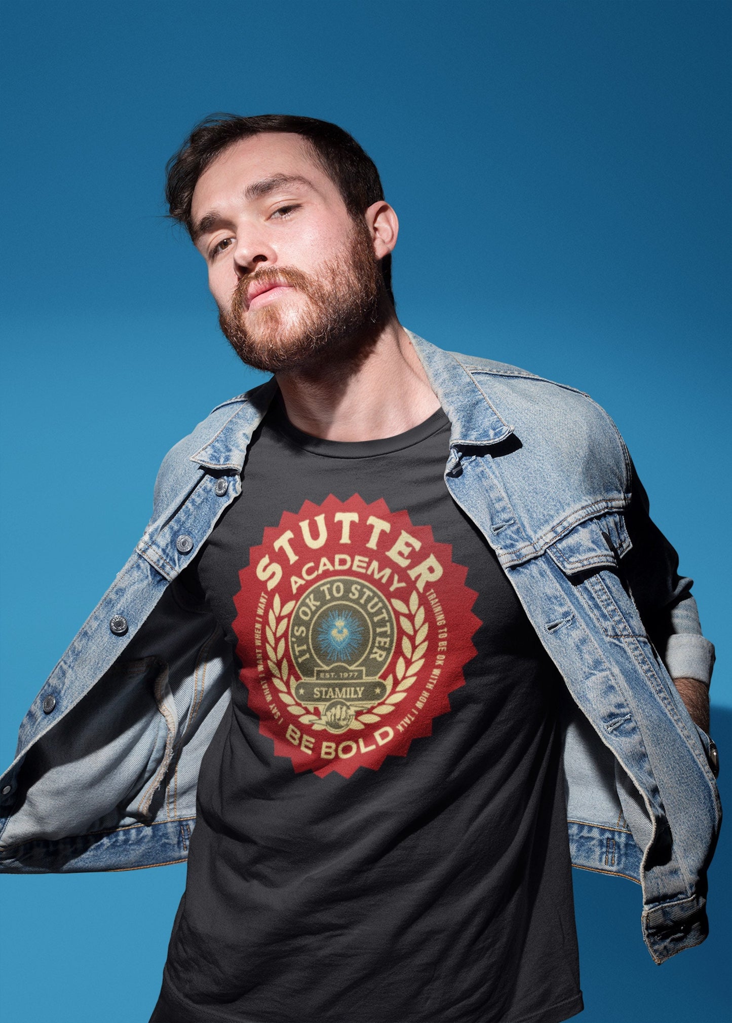 Vintage Be Bold Stutter Academy Tshirt