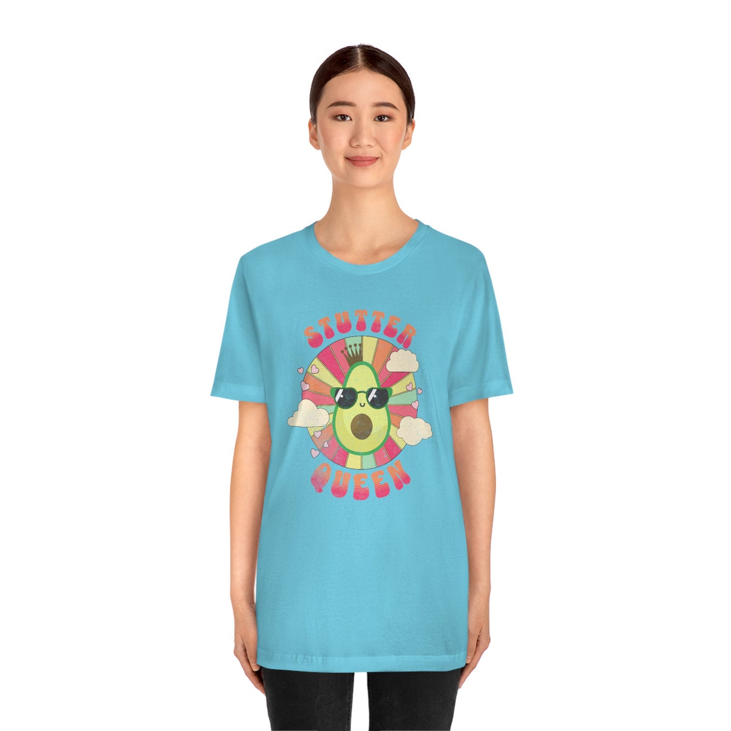 Cute Stuttering Queen Avocado Shirt