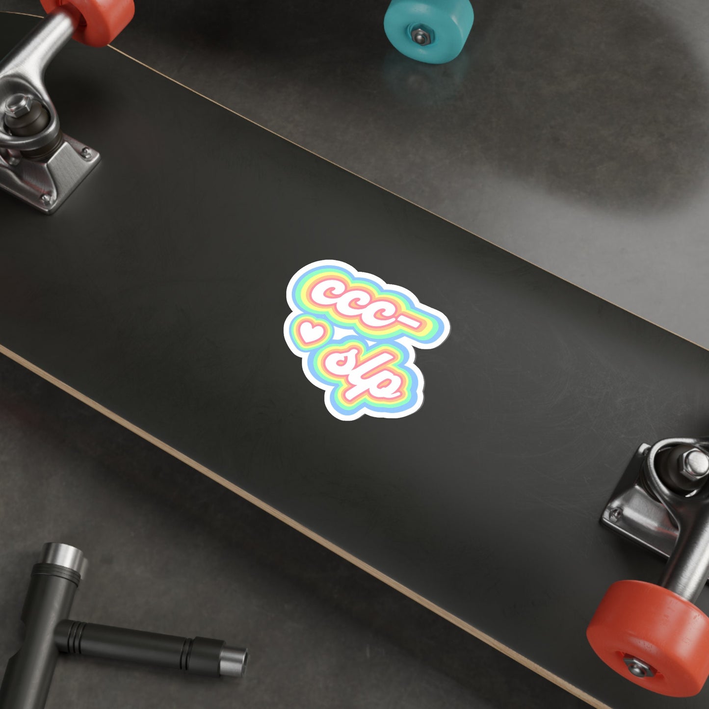 Retro CCC-SLP Sticker 2", 3", 4", or 5"