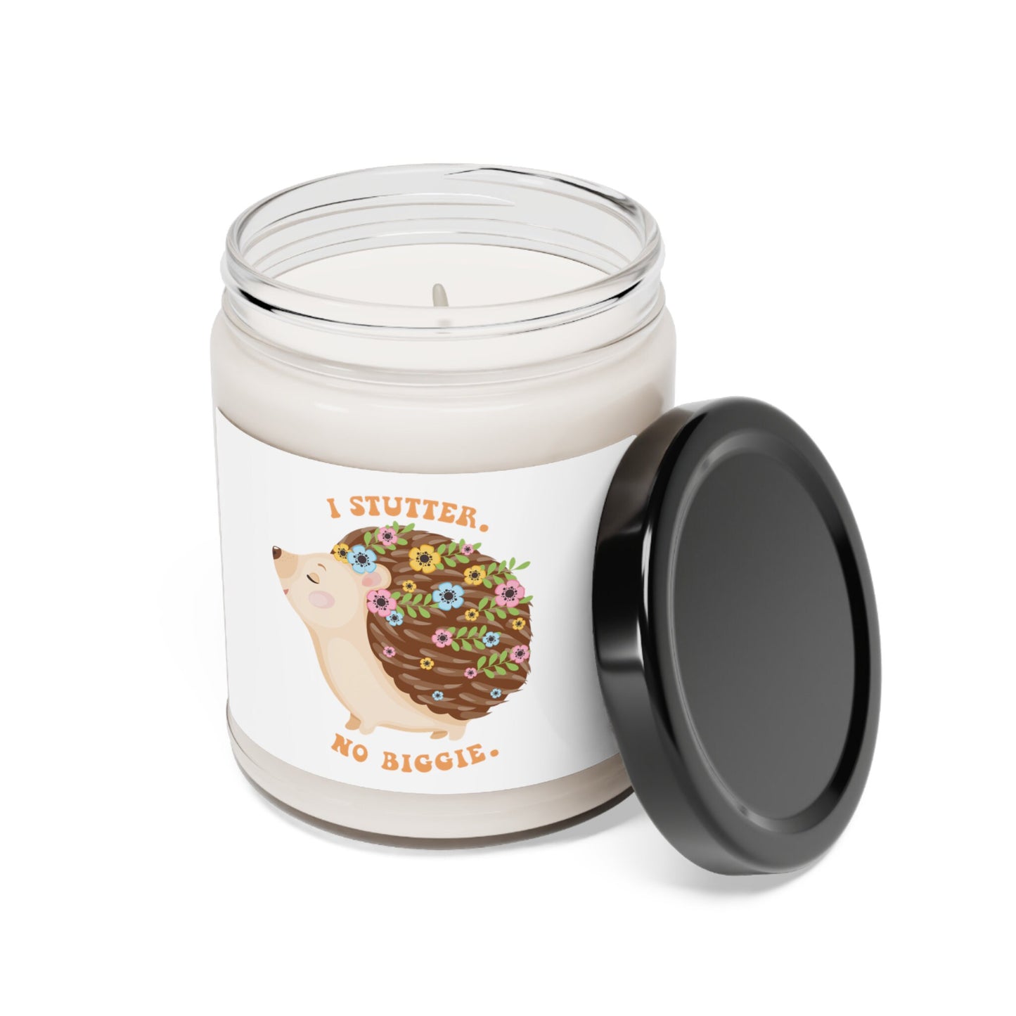 Stutter Hedgehog Candle Scented Soy Candle, 9oz