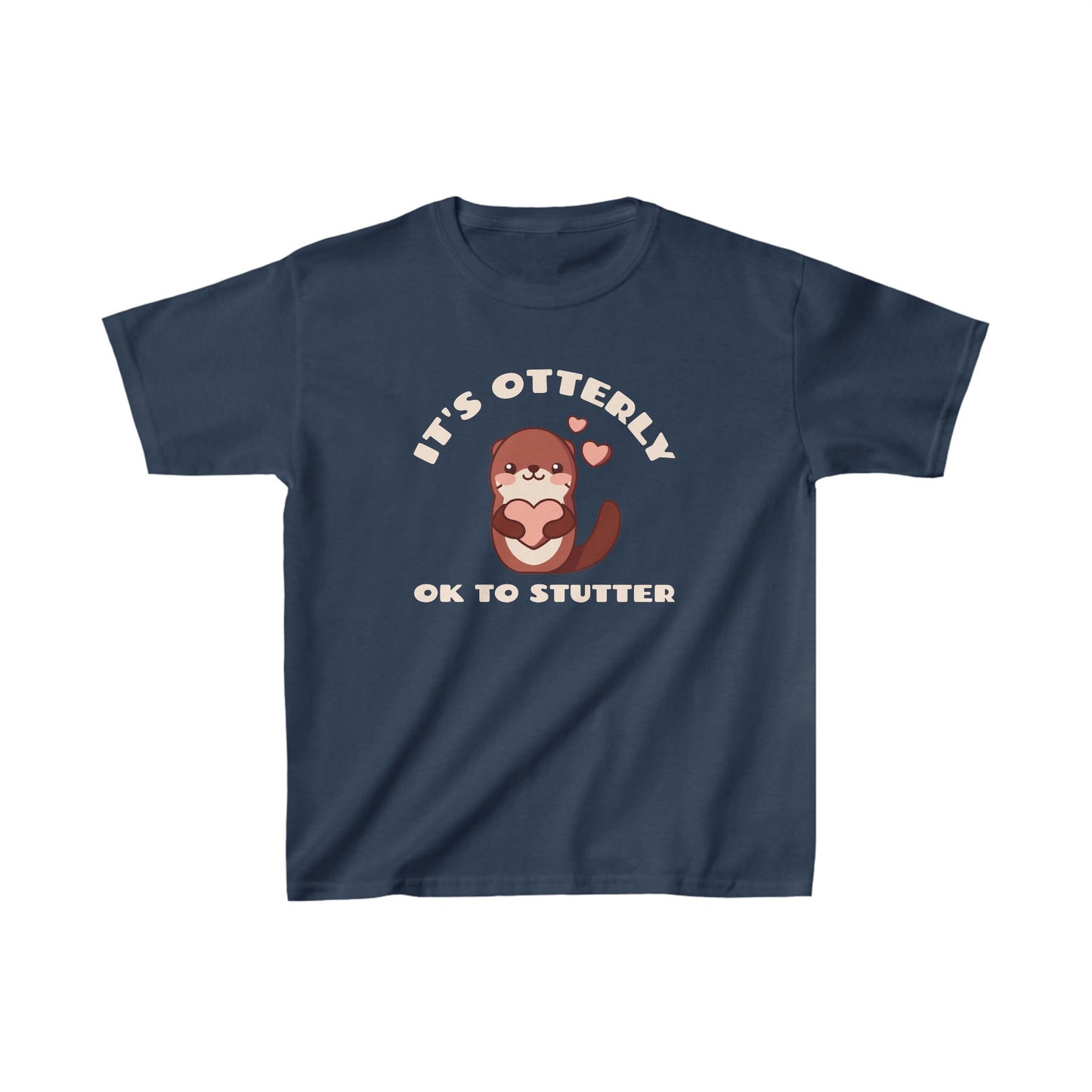 It's Otterly OK to Stutter Youth T-shirt